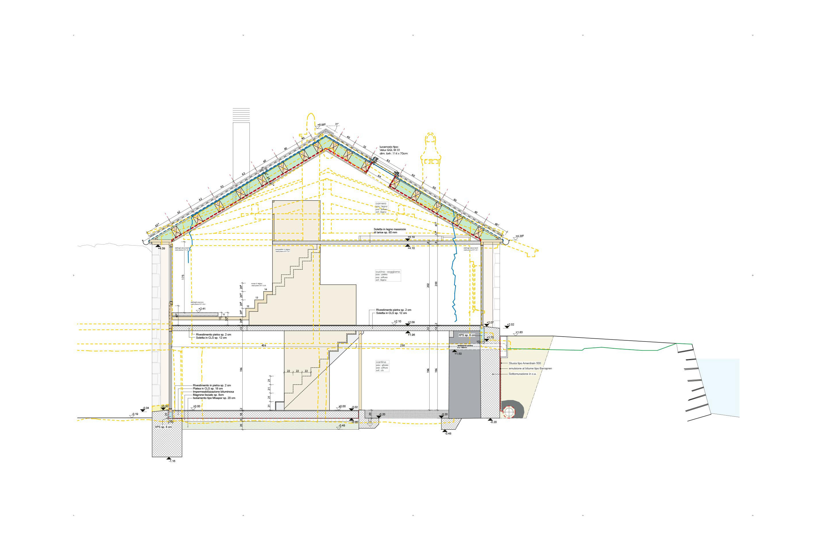 Sezione costruttiva.