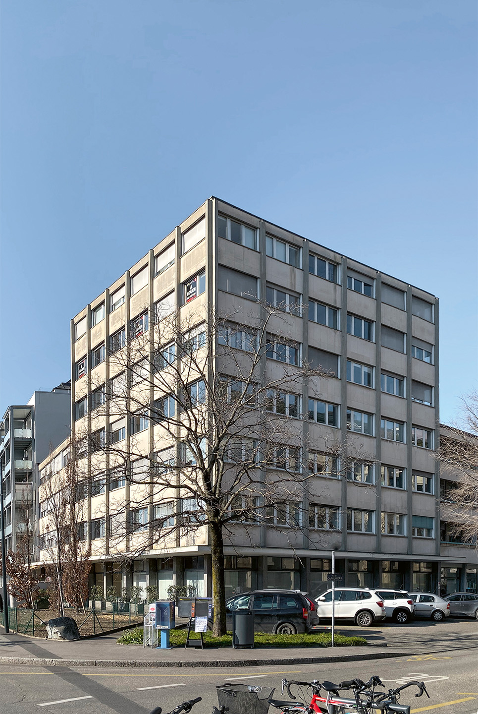 Bâtimens existant de la rue Gavard, conçu en 1963 par les frères Billaud
