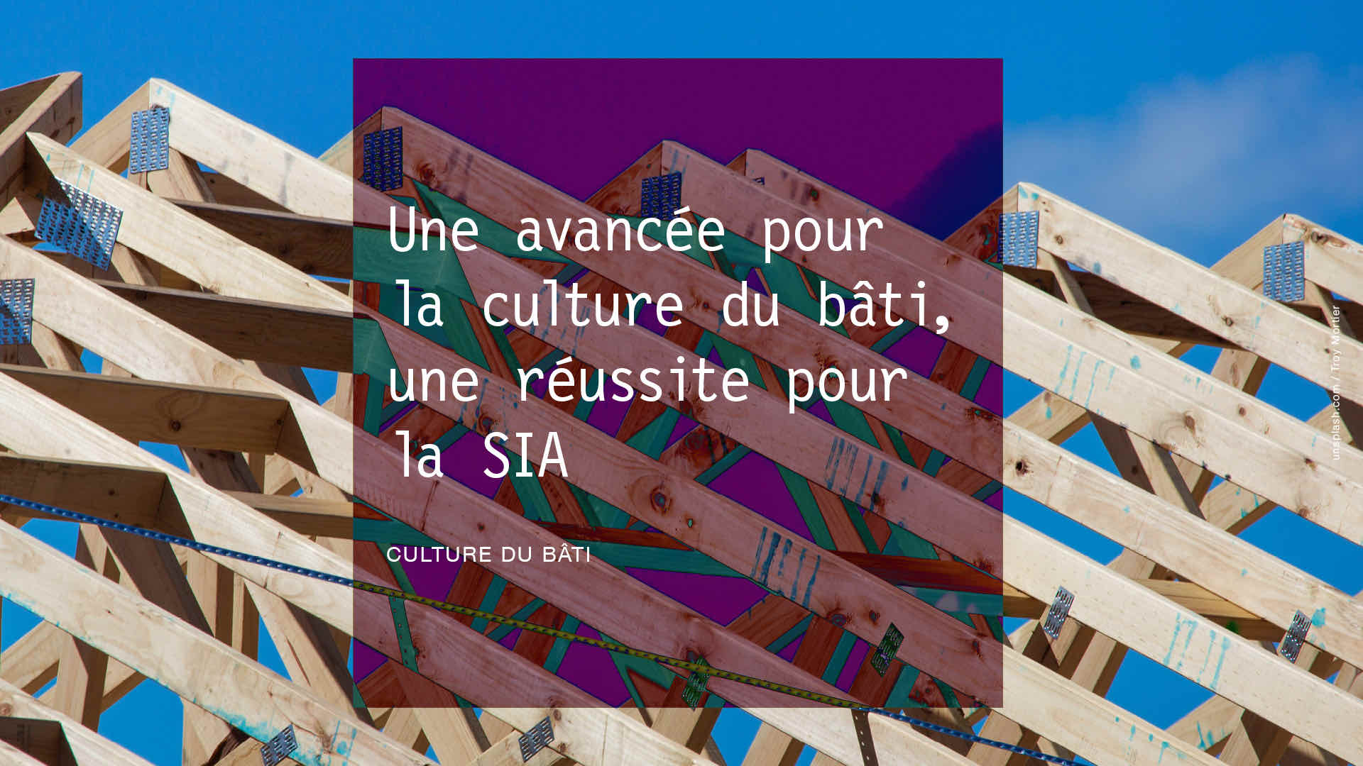 SIA-Vers un ancrage légal de la culture du bâti