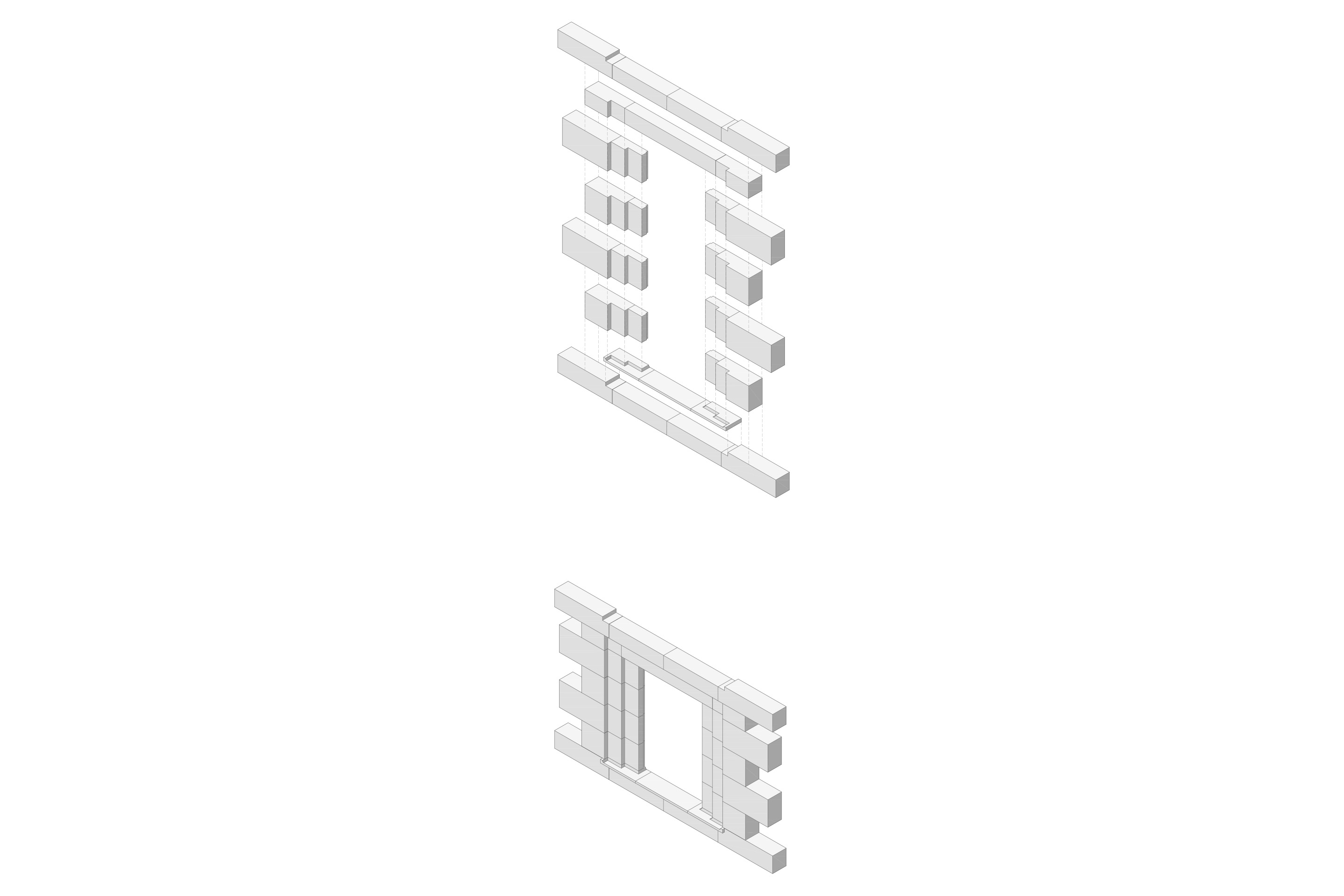 Architectures Raphaël Gabrion, immeubles de 9 logements et local d’activité, 52 rue des Cévennes, Paris 15e, 2020-2021.