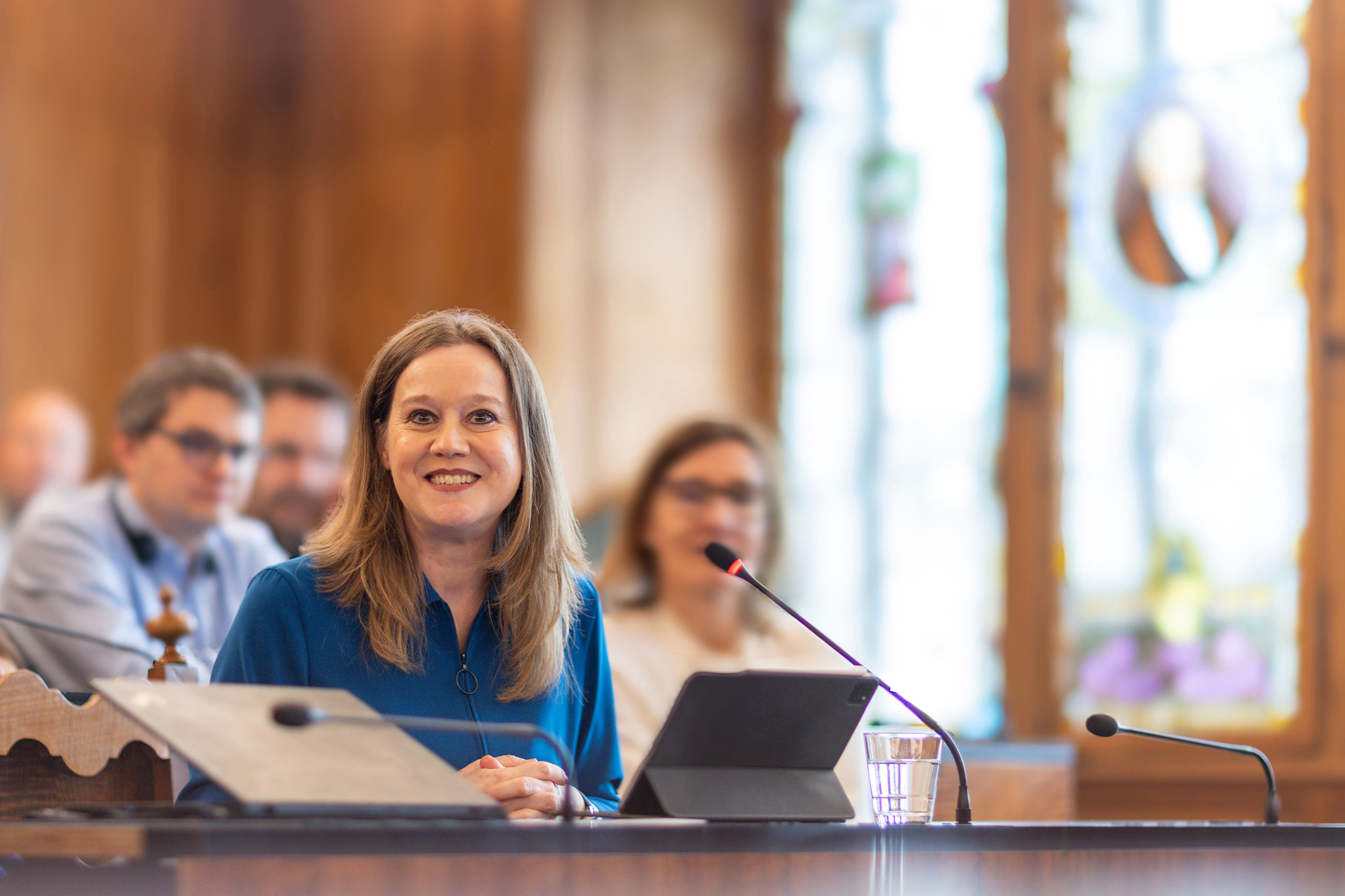 Susanne Zenker an der SIA-Delegiertenversammlung.