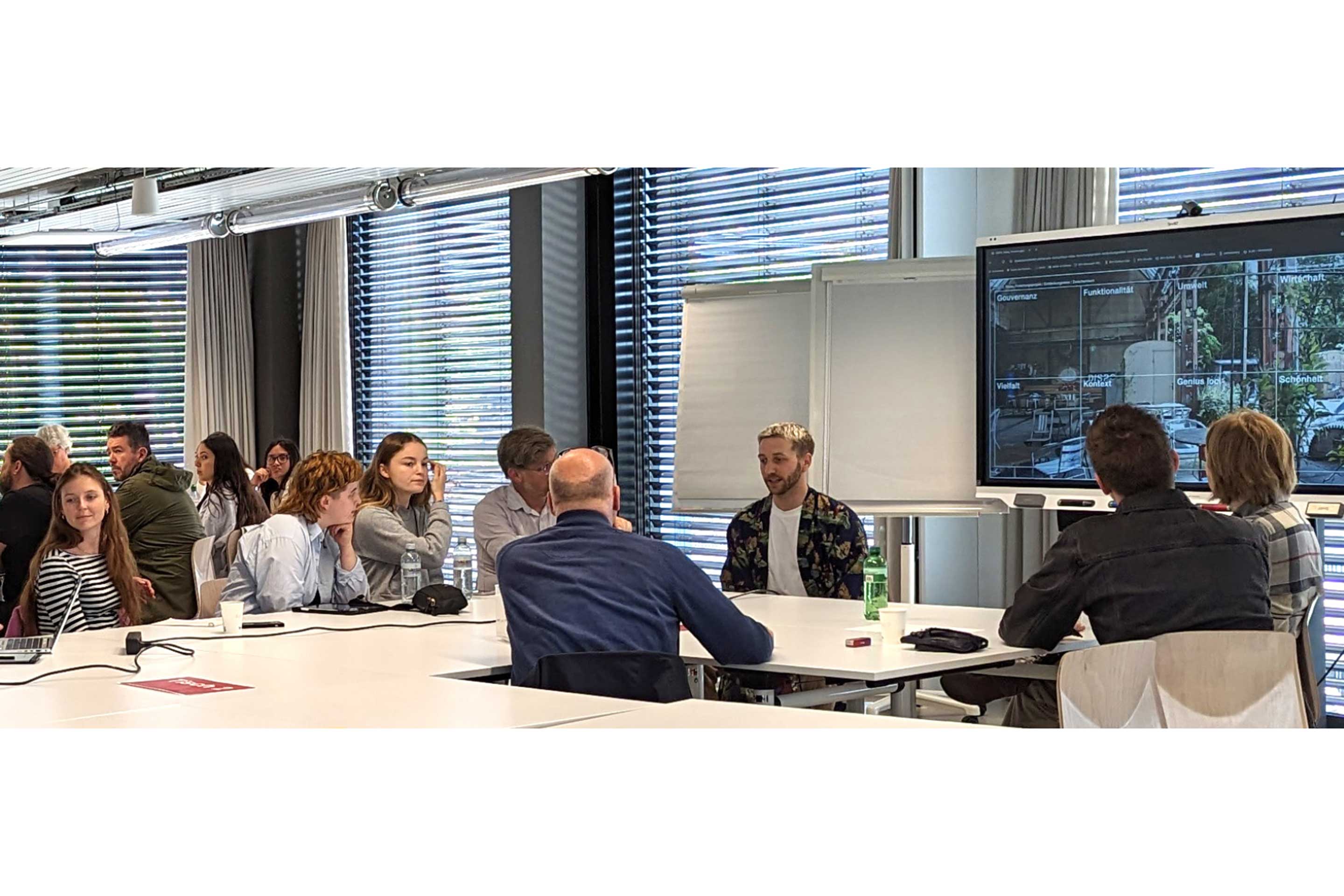 Laboratorio organizzato da Cultura della costruzione Svizzera con le Scuole universitarie, Zurigo