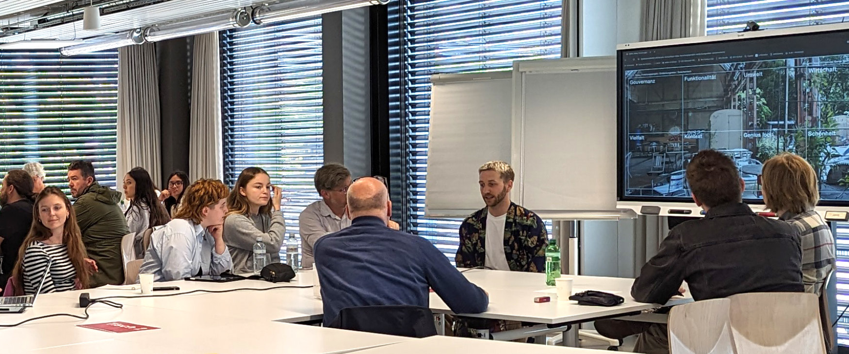 Laboratorio organizzato da Cultura della costruzione Svizzera con le Scuole universitarie, Zurigo
