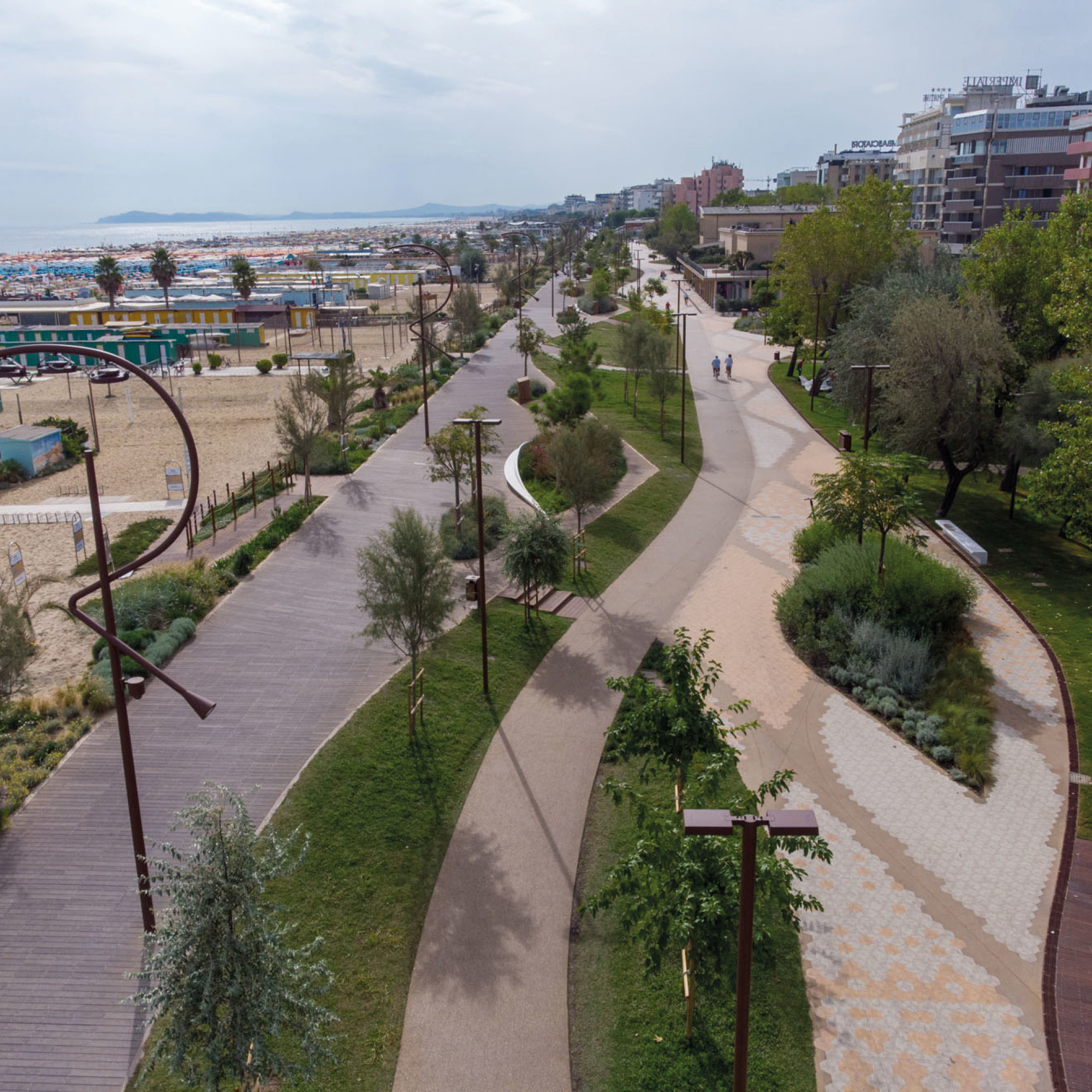 Parc Maritime - Rimini (Italie), 2023 - Auteurs : Benedetta Tagliabue - EMBT Architects