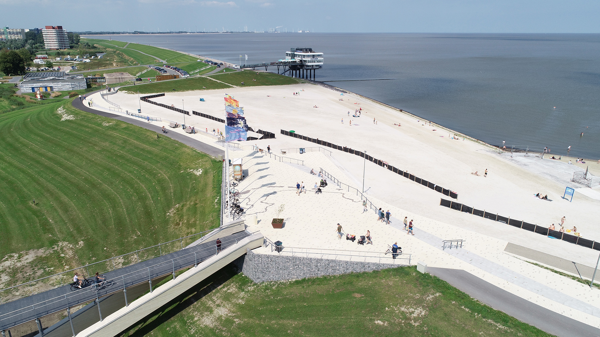 Boulevard de la Plage - Delfzijl (Pays-Bas), 2021 - Auteurs : LAOS Landschaps Architectur