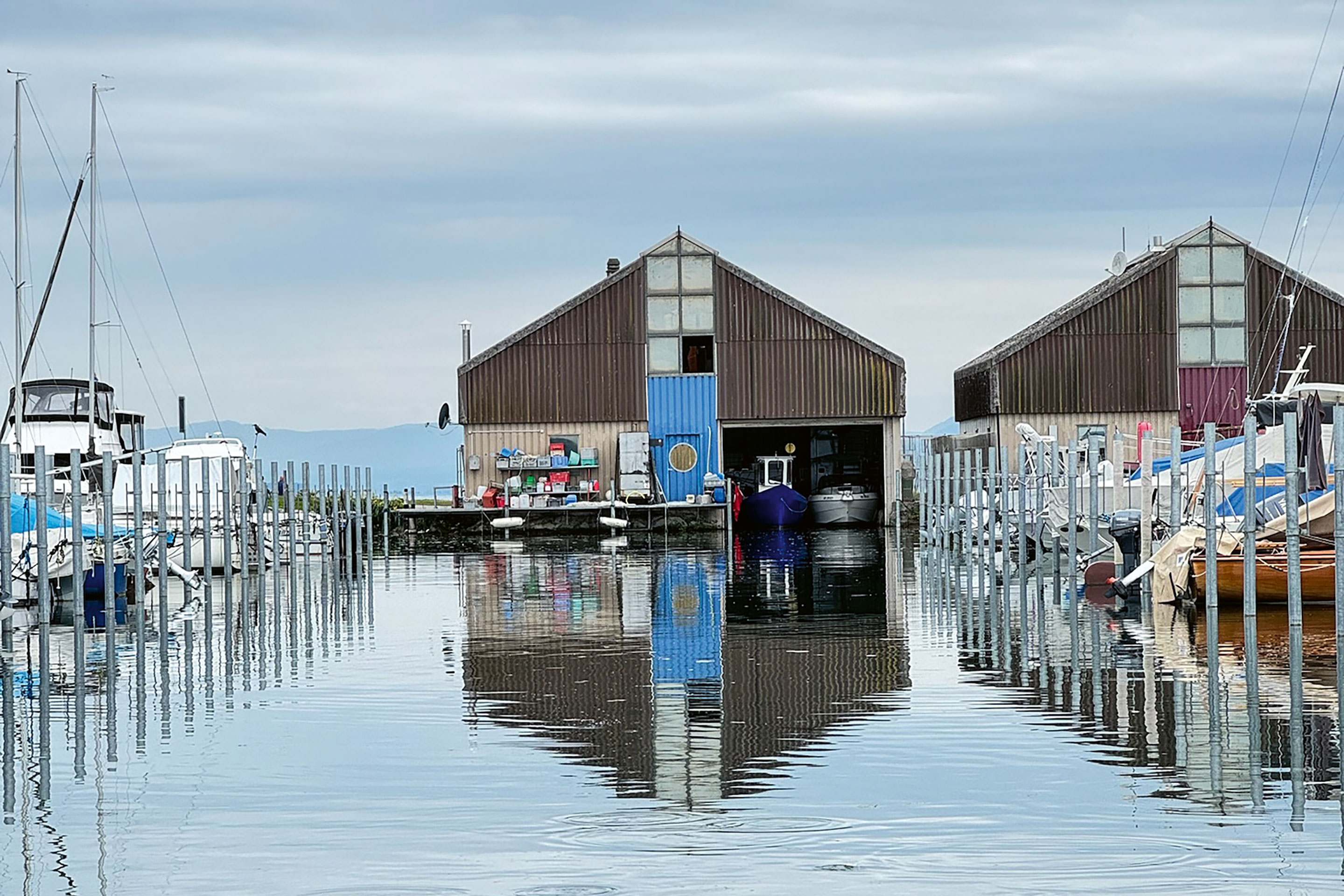 Der Hafen in Chevroux, Lieblingsort von TEC21-Redaktorin Isabel Borner.