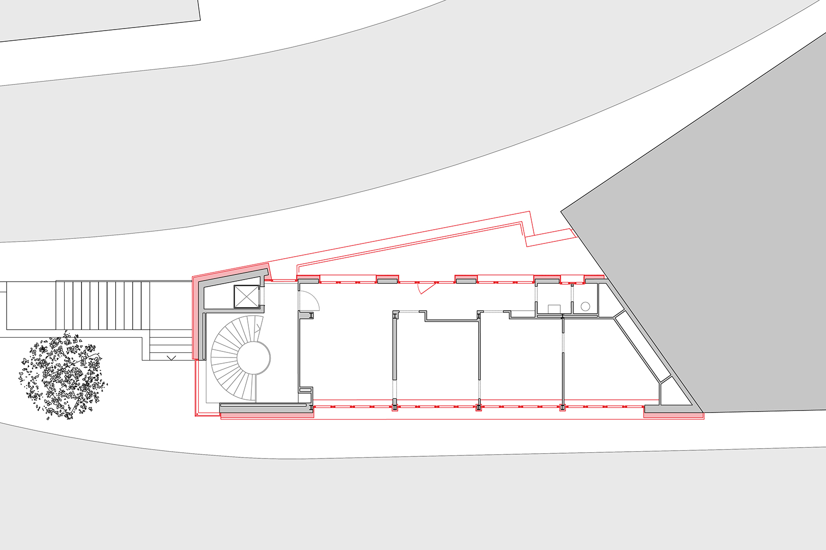 Pianta piano attico