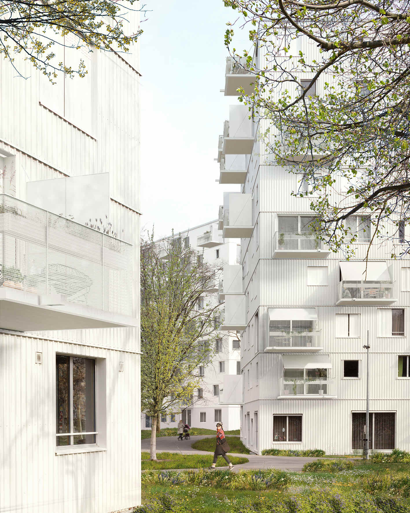 Immeubles Auréa, La Fontenette, Carouge - Vue du quartier
