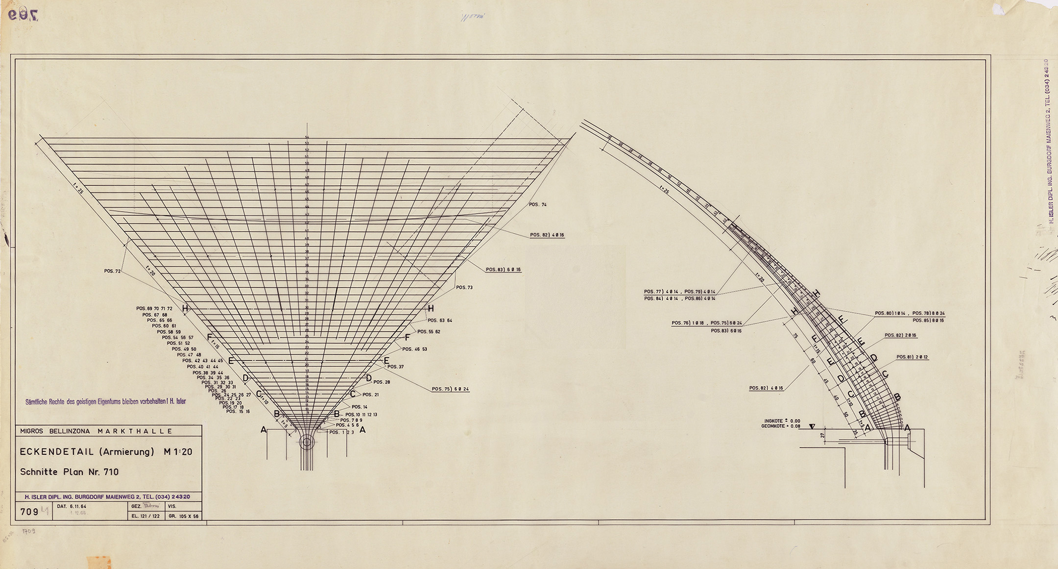 Schema di posa dell’armatura