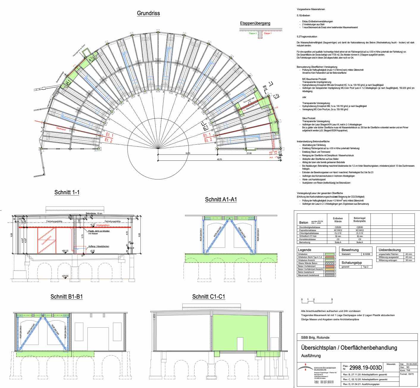 Rénovation de la Rotonde SBB/CFF à Brig - Plan d'ensemble
