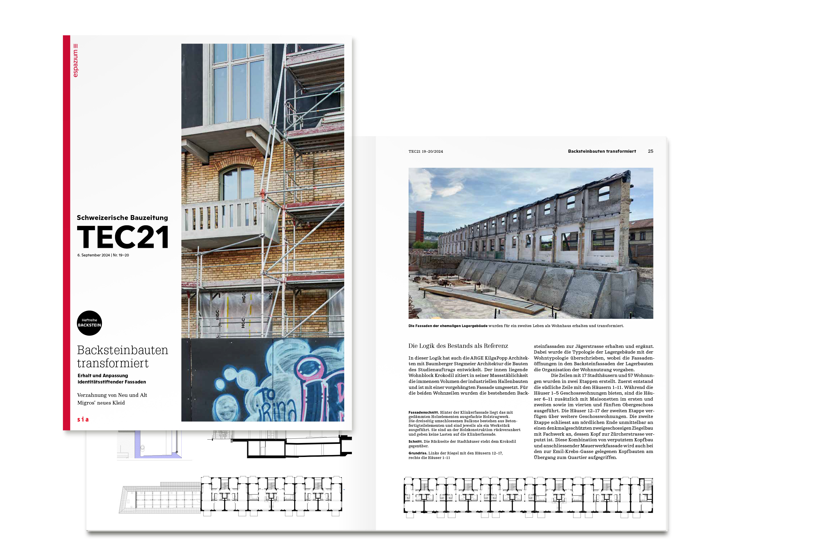 TEC21 Backstein transformiert