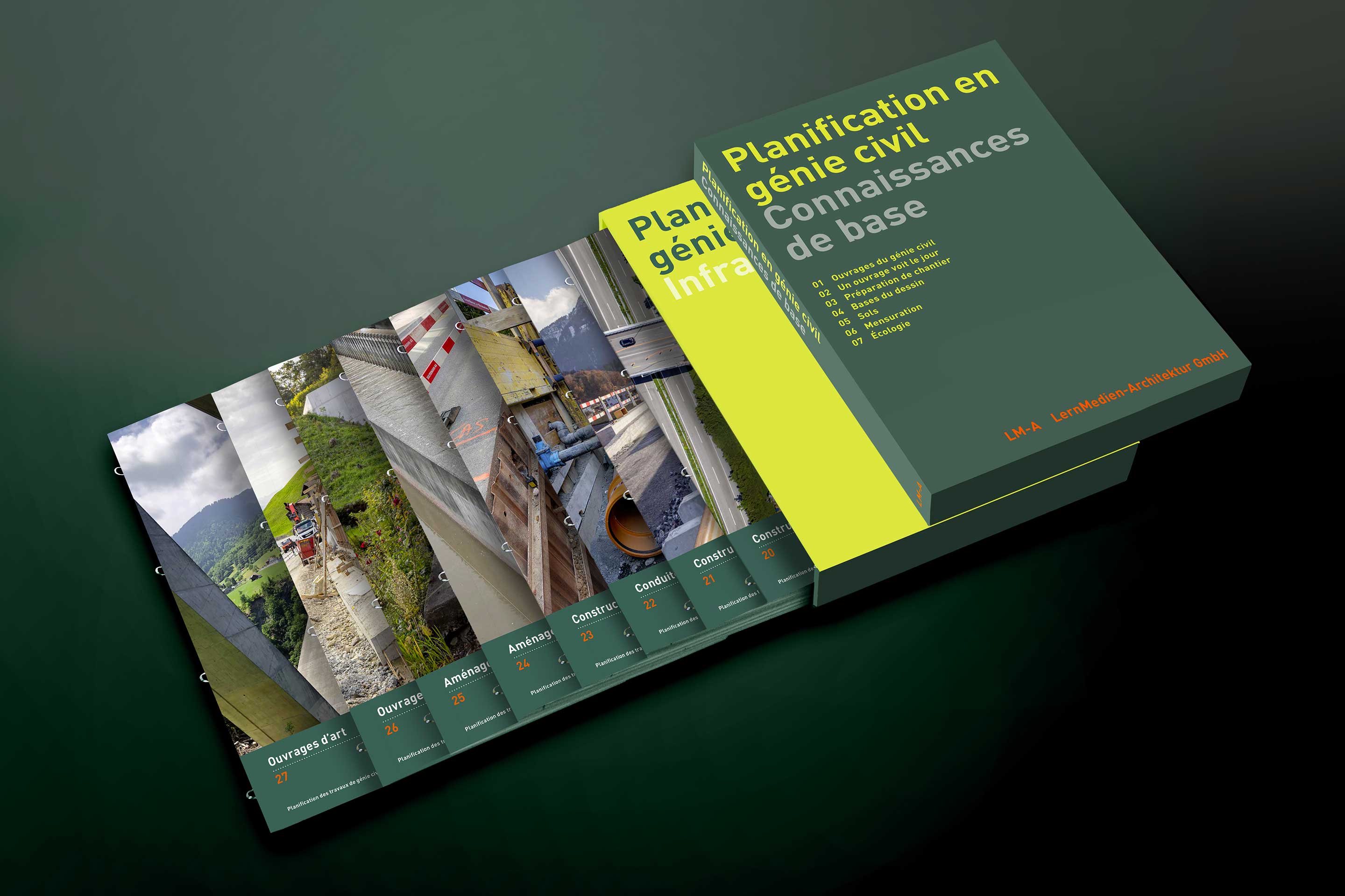 Coffret « Planification en génie civil – Bases », avec livrets thématiques