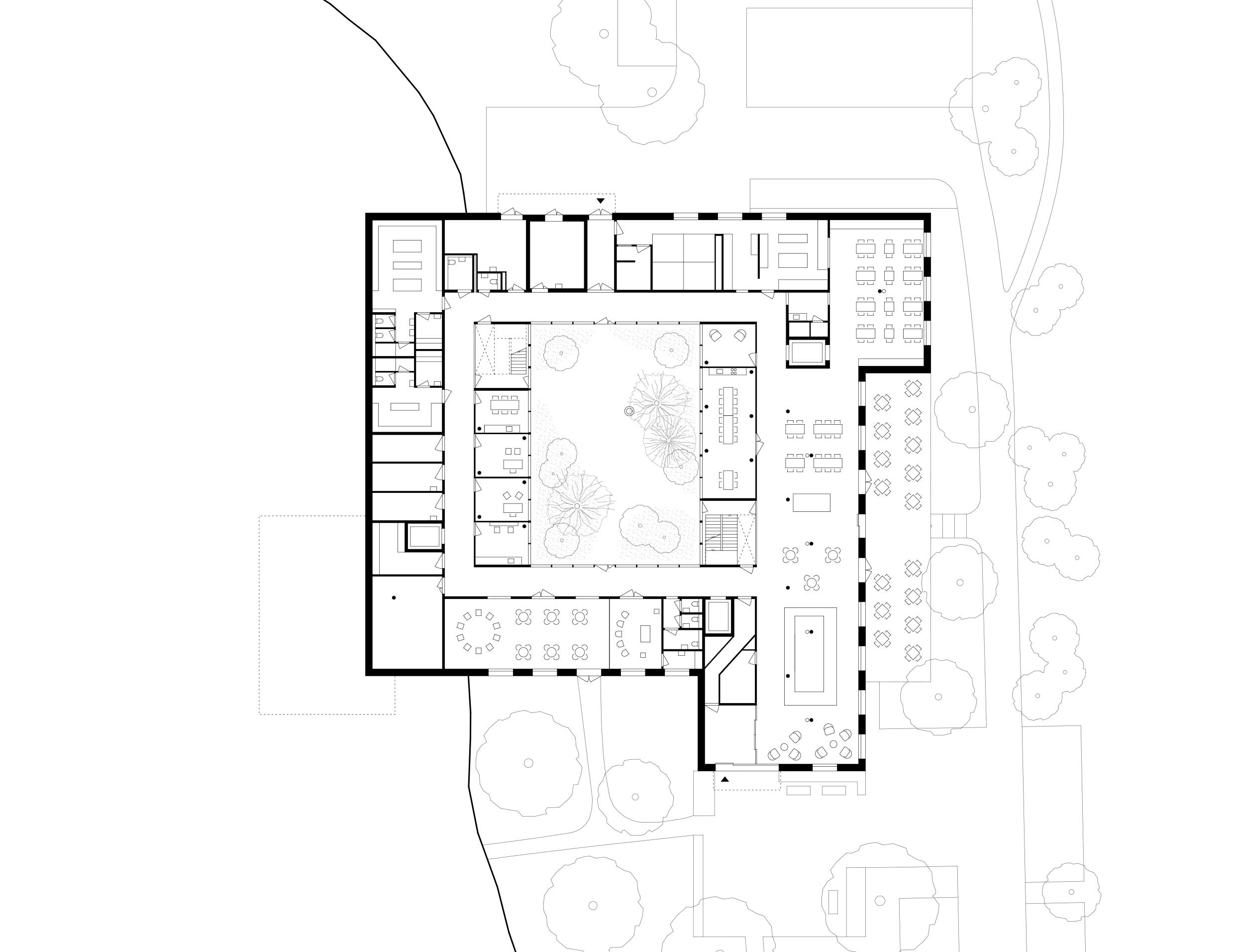 Plan du rez-de-chaussée
