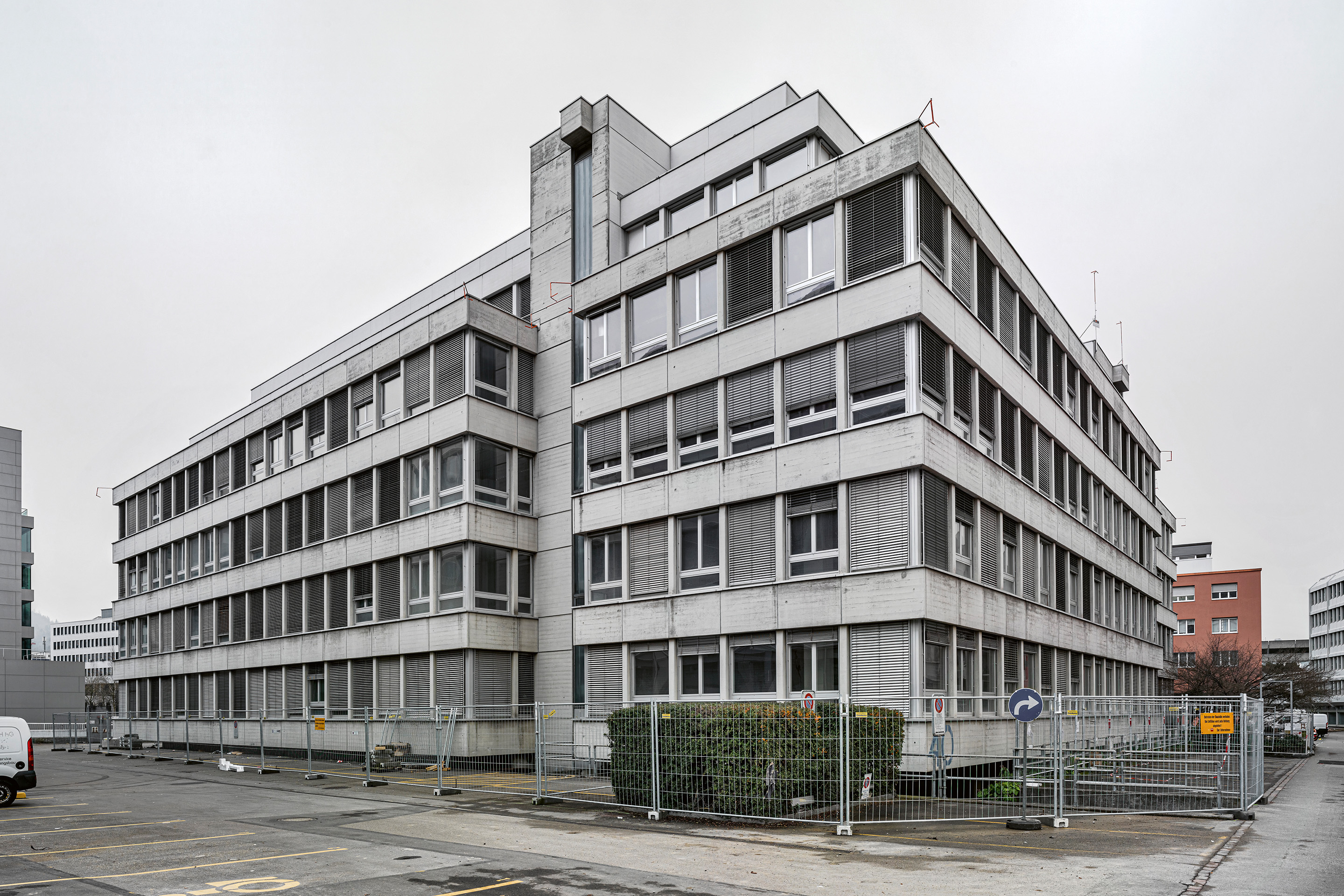 Le bâtiment existant avant la transformation.