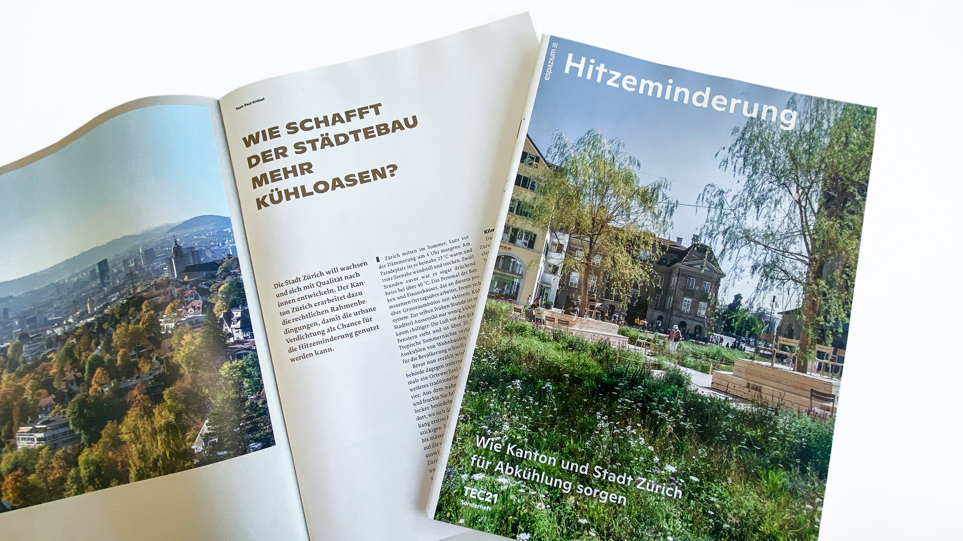 Hitzerminderung Zürich Sonderpublikation