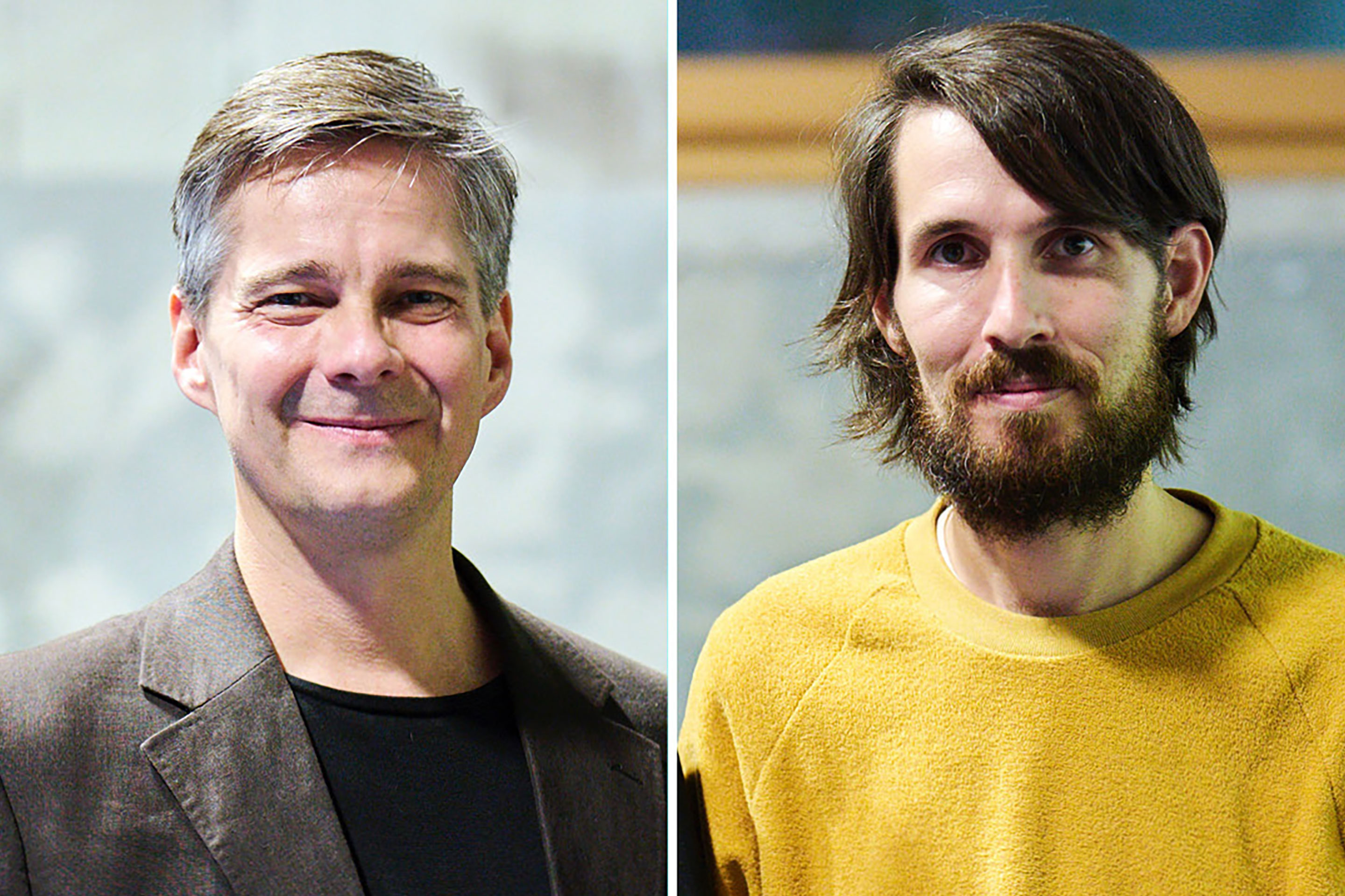 Gerry Schwyter (links) und Laurent Chassot (rechts) präsidieren die SIA-Berufsgruppe Architektur.