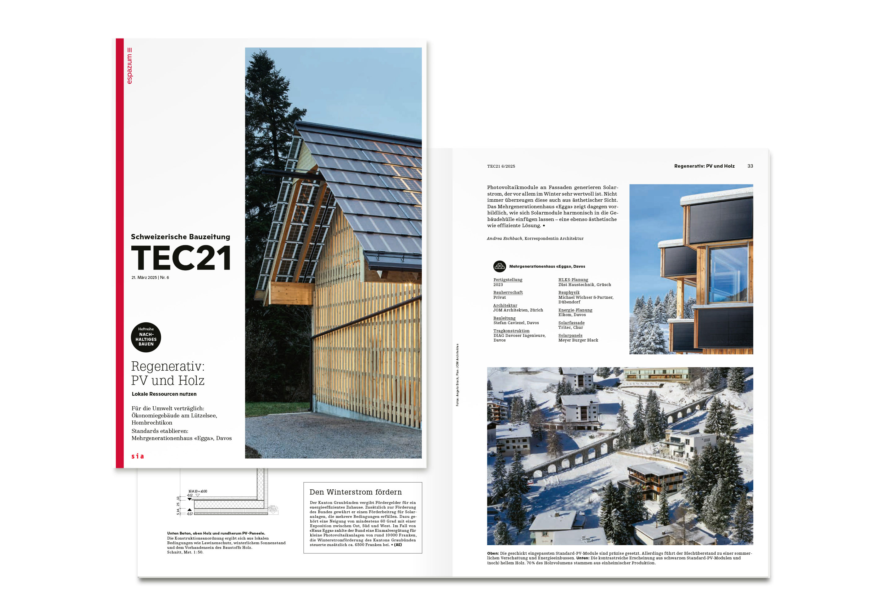 TEC21-06-2025-Cover-Innenseite-regenerativ-PV-Holz
