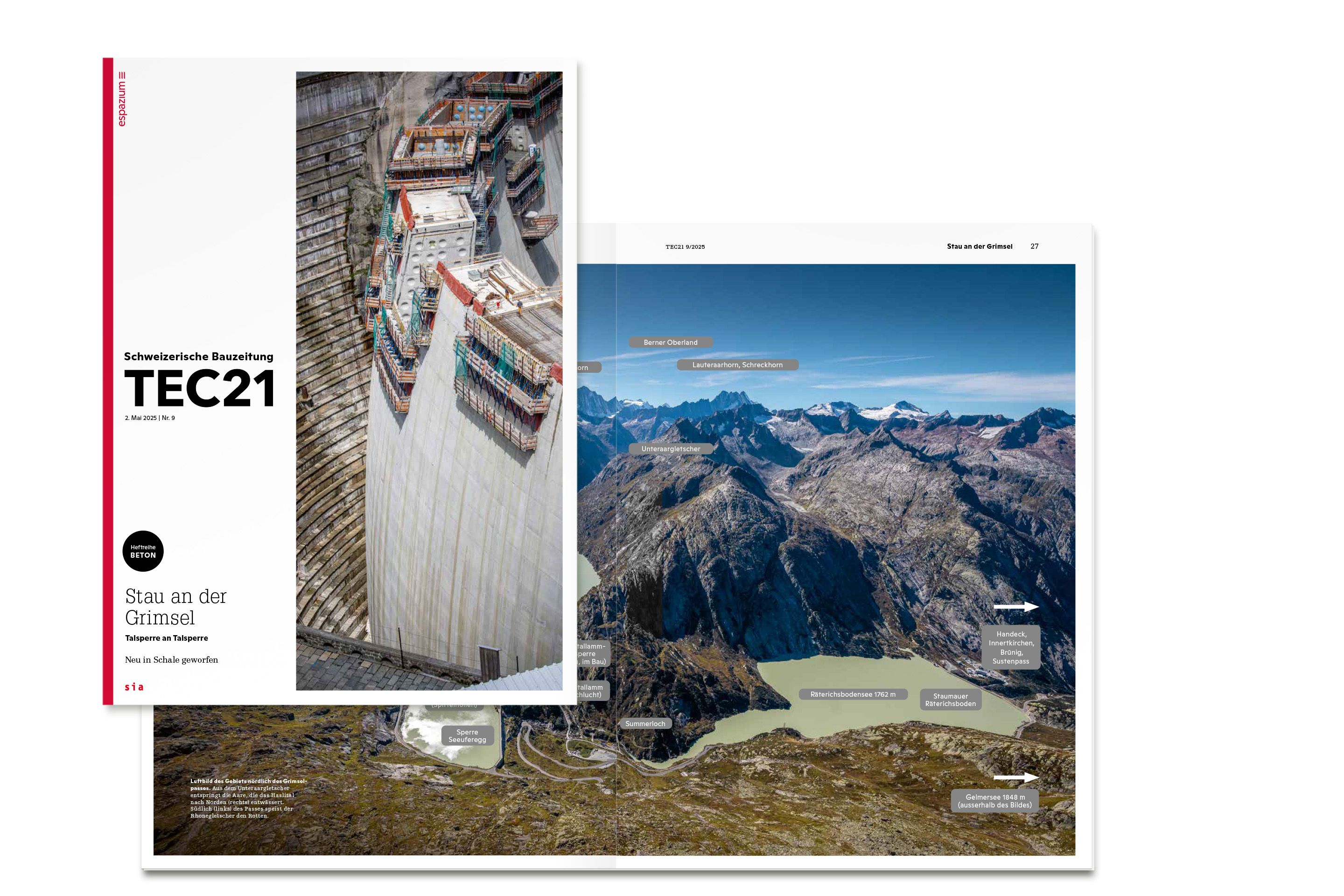 TEC21 Staumauer Grimsel