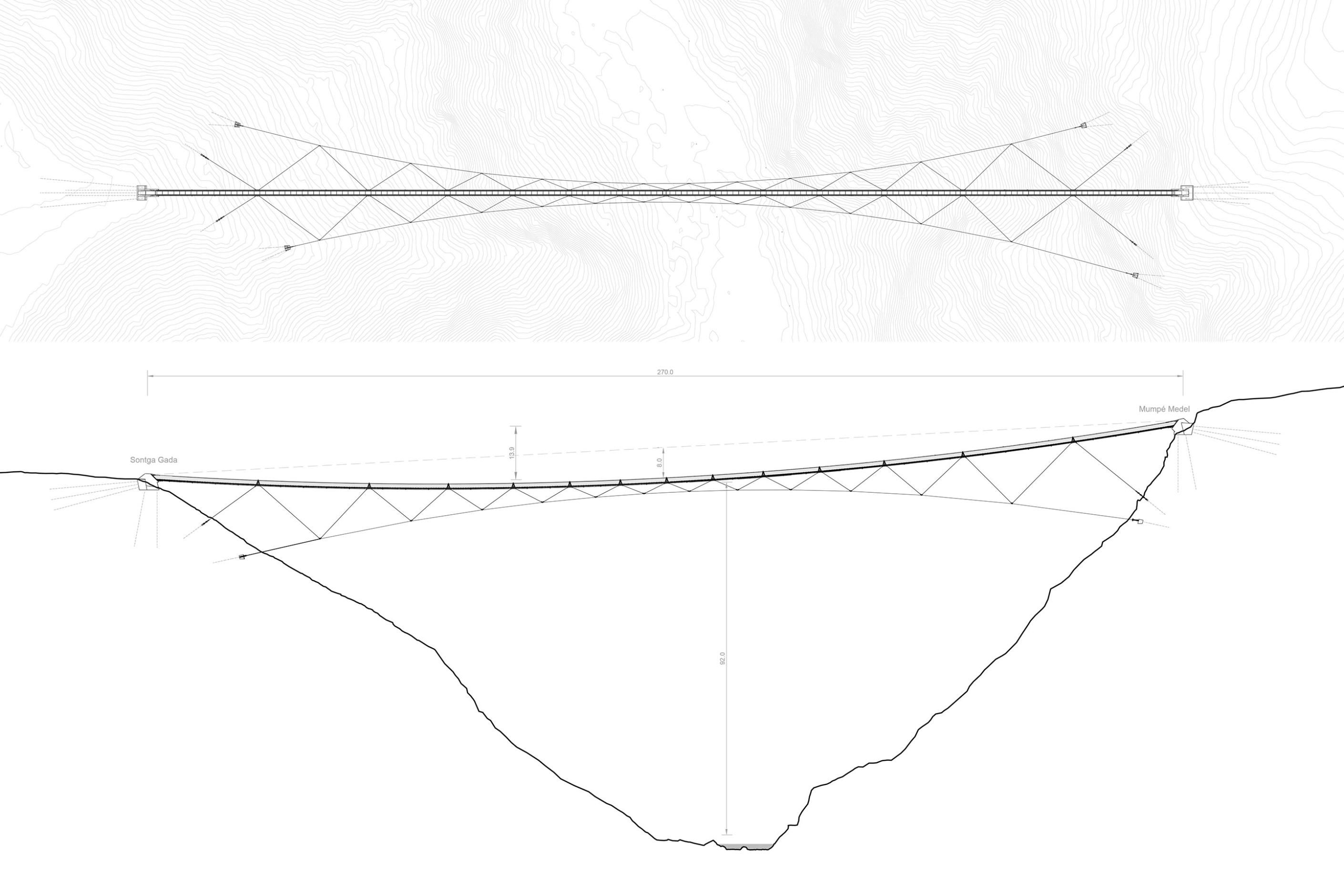 haengebruecke-pendenta-sezione-pianta