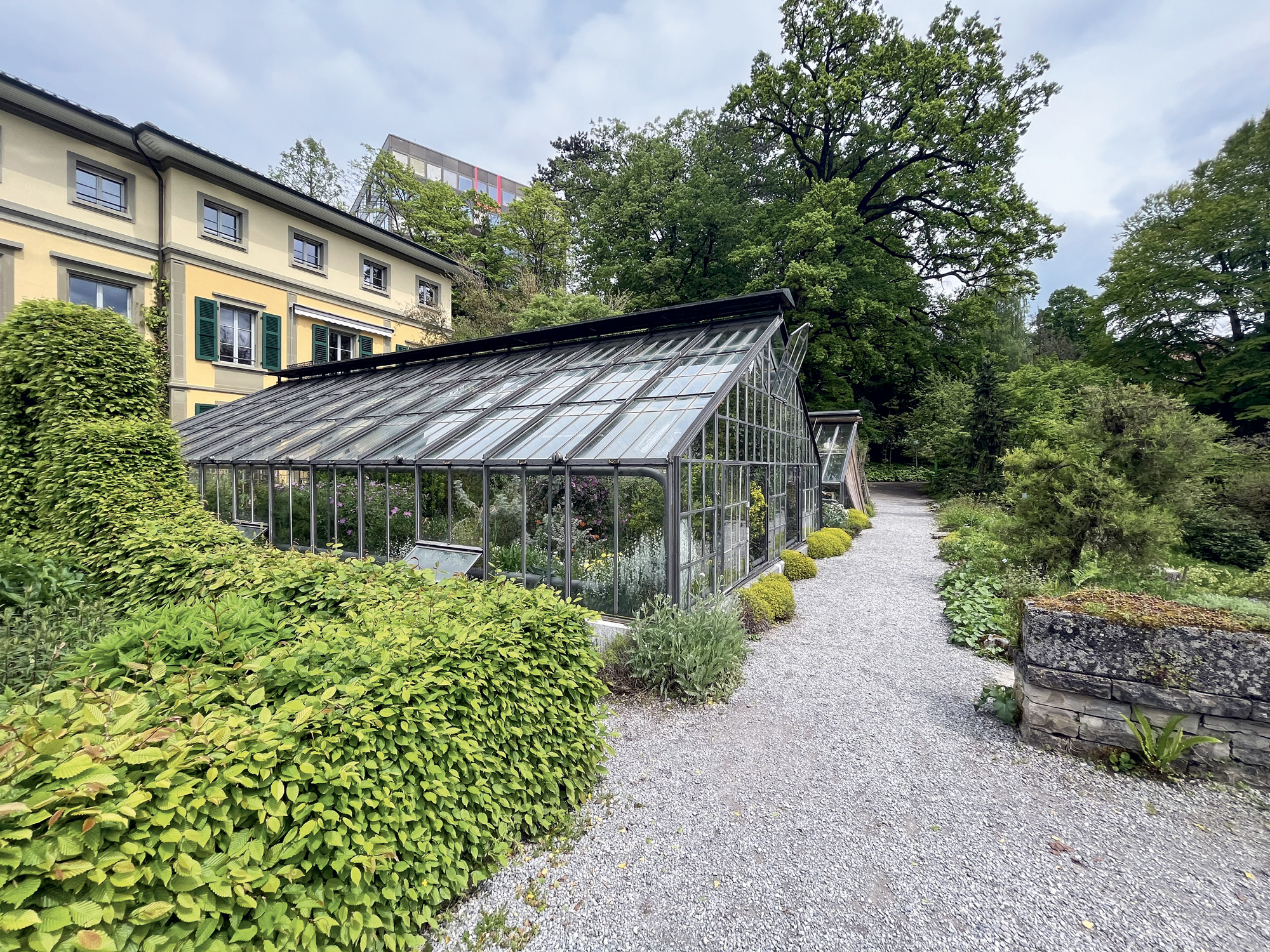 Lauréat dans la catégorie Jeunes professionnels: jardin botanique – Petites serres de l’Université de Berne; Pascal Joos, Lüchinger Meyer Partner, Zurich; Suter+Partner Architekten, Berne