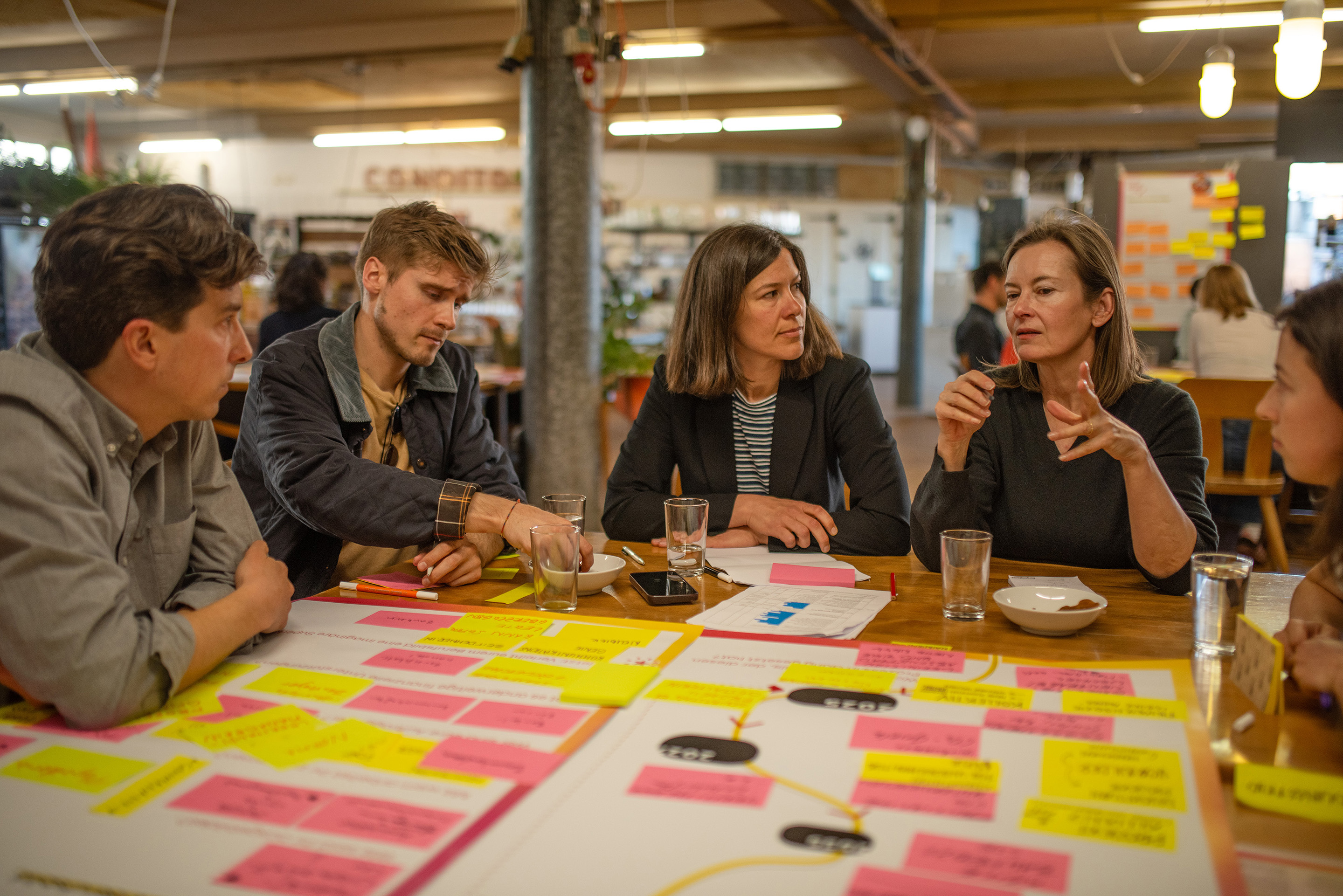 Isabel Borner a modéré la table du groupe «optimisateur/optimisatrice de matériaux»