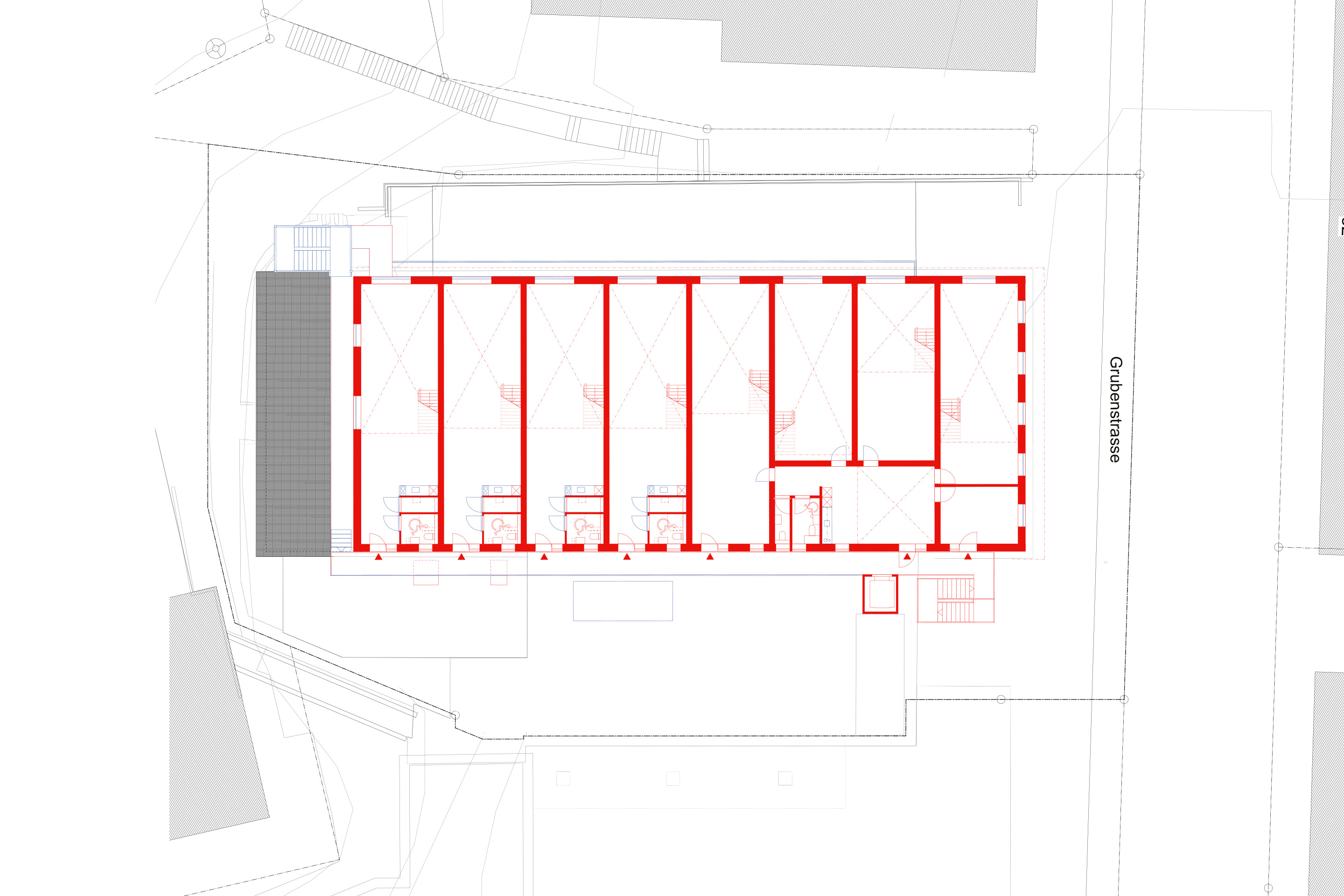 Baubüro in situ: Werkhof 29, Zürich, Grundriss 2. OG