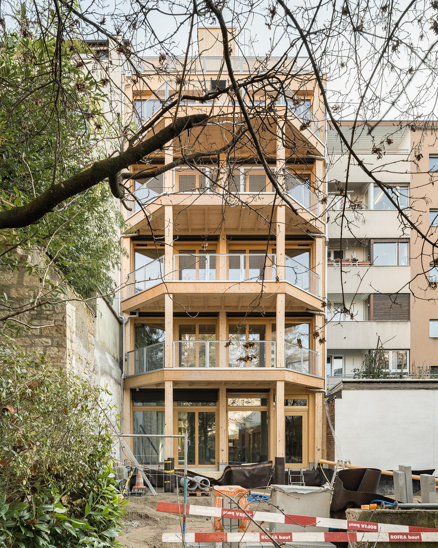 Townhouse Basel Hildebrand Hofansicht
