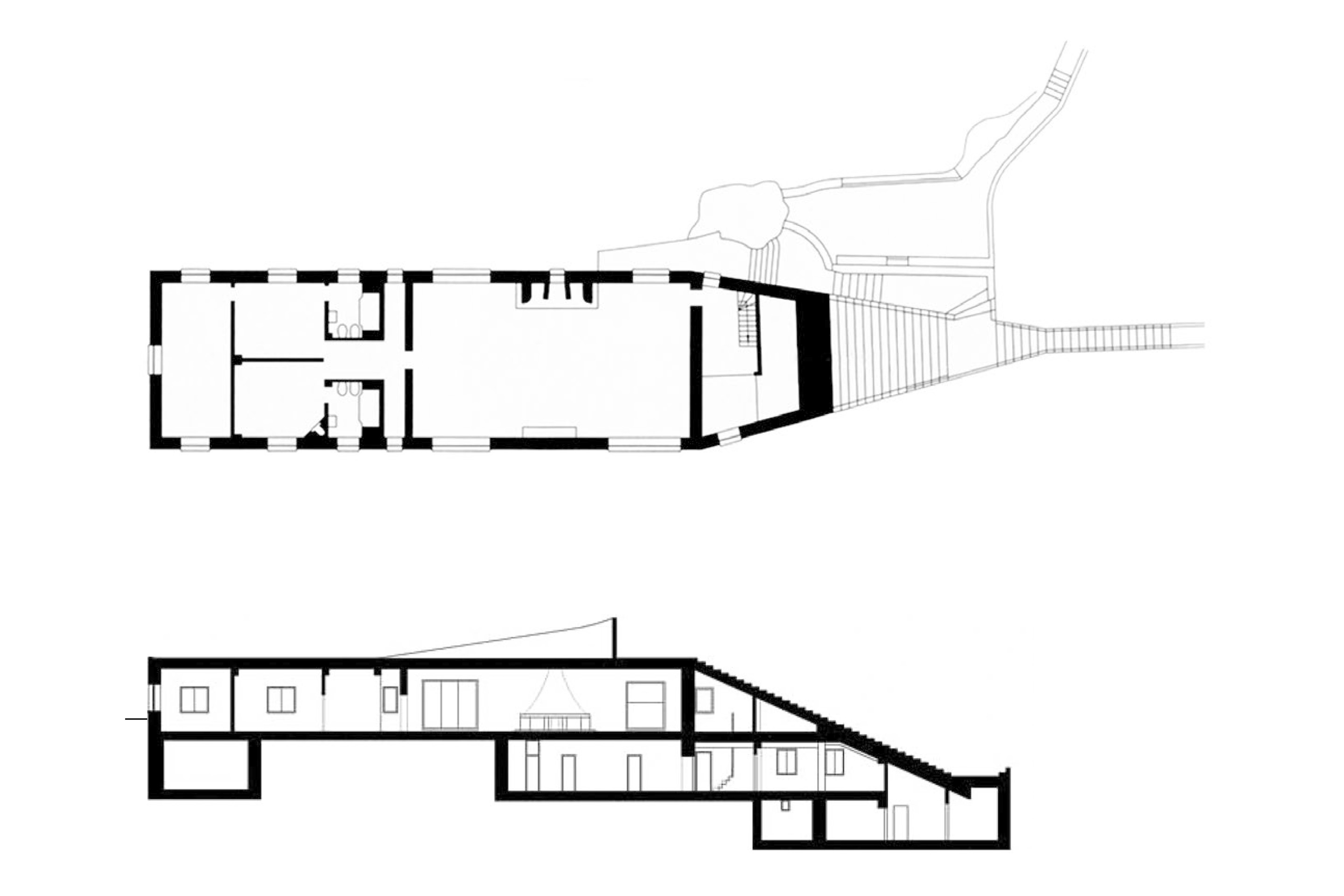 ritualità-domestiche-casa-malaparte-pianta-sezione