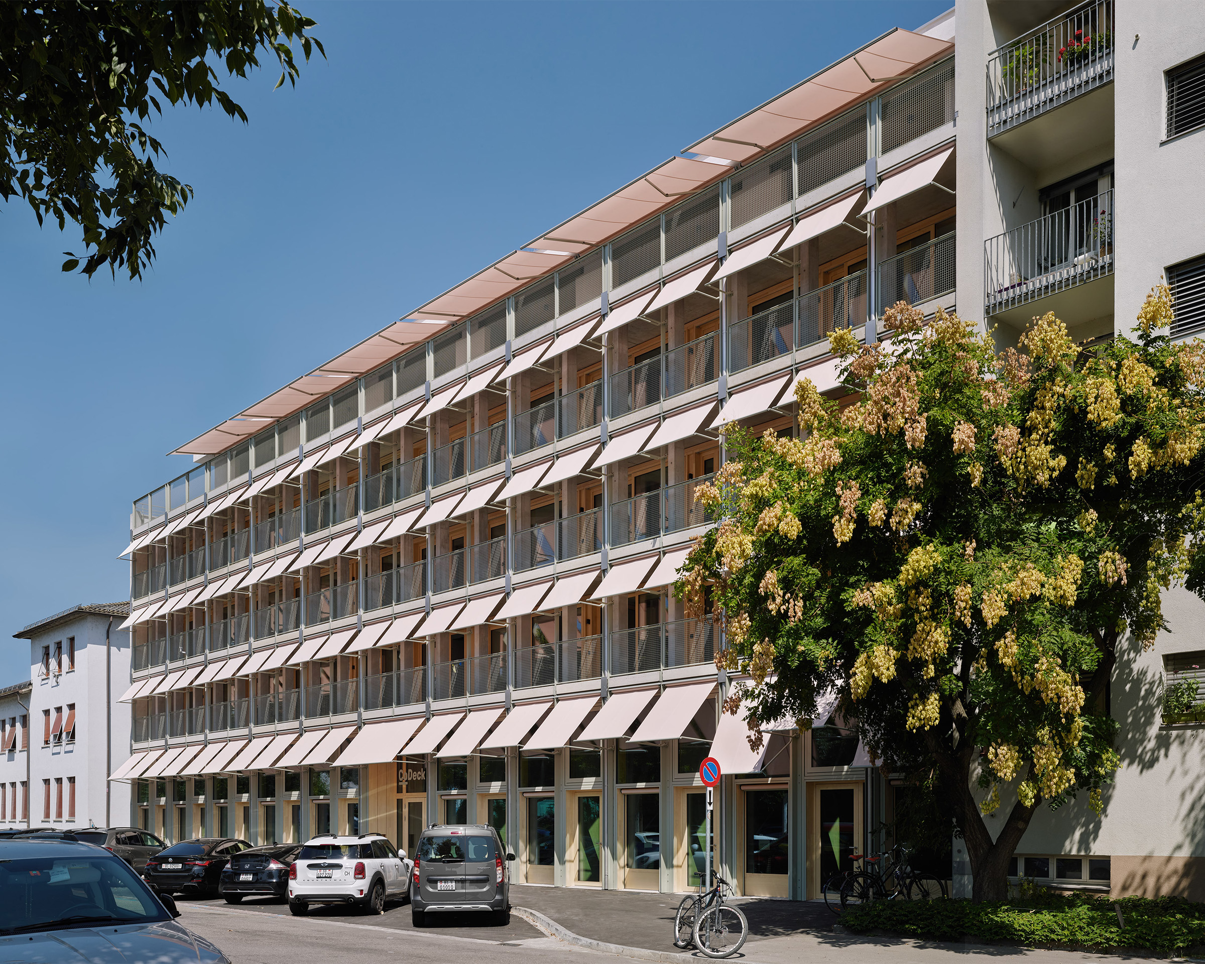 Hochbergerstrasse Basel, Aussenansicht
