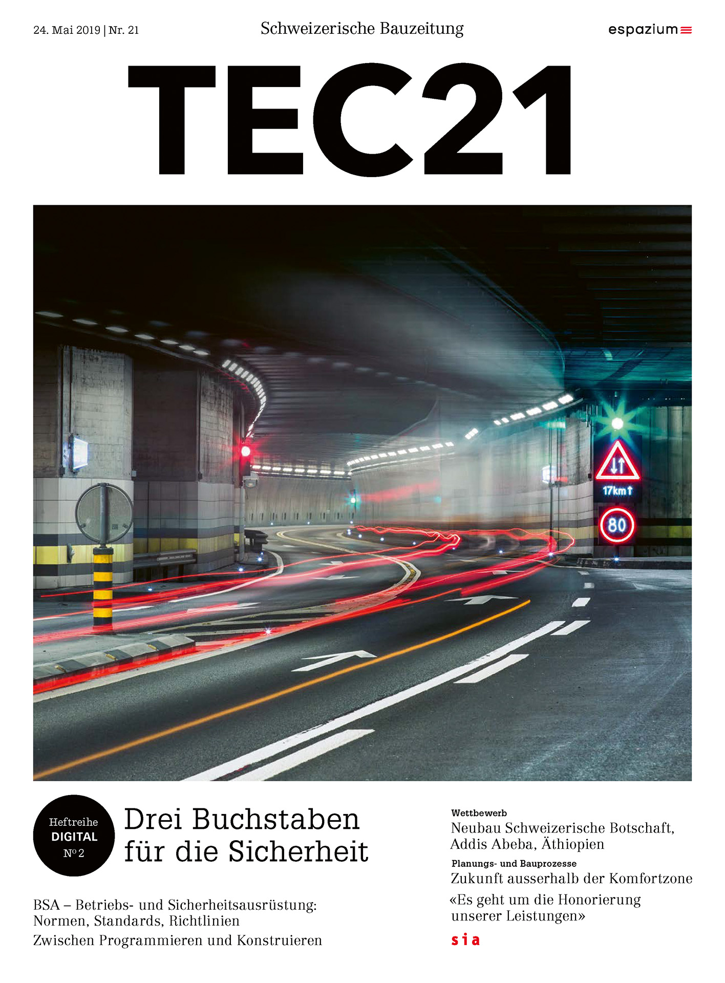 TEC21 21/2019 Drei Buchstaben für die Sicherheit