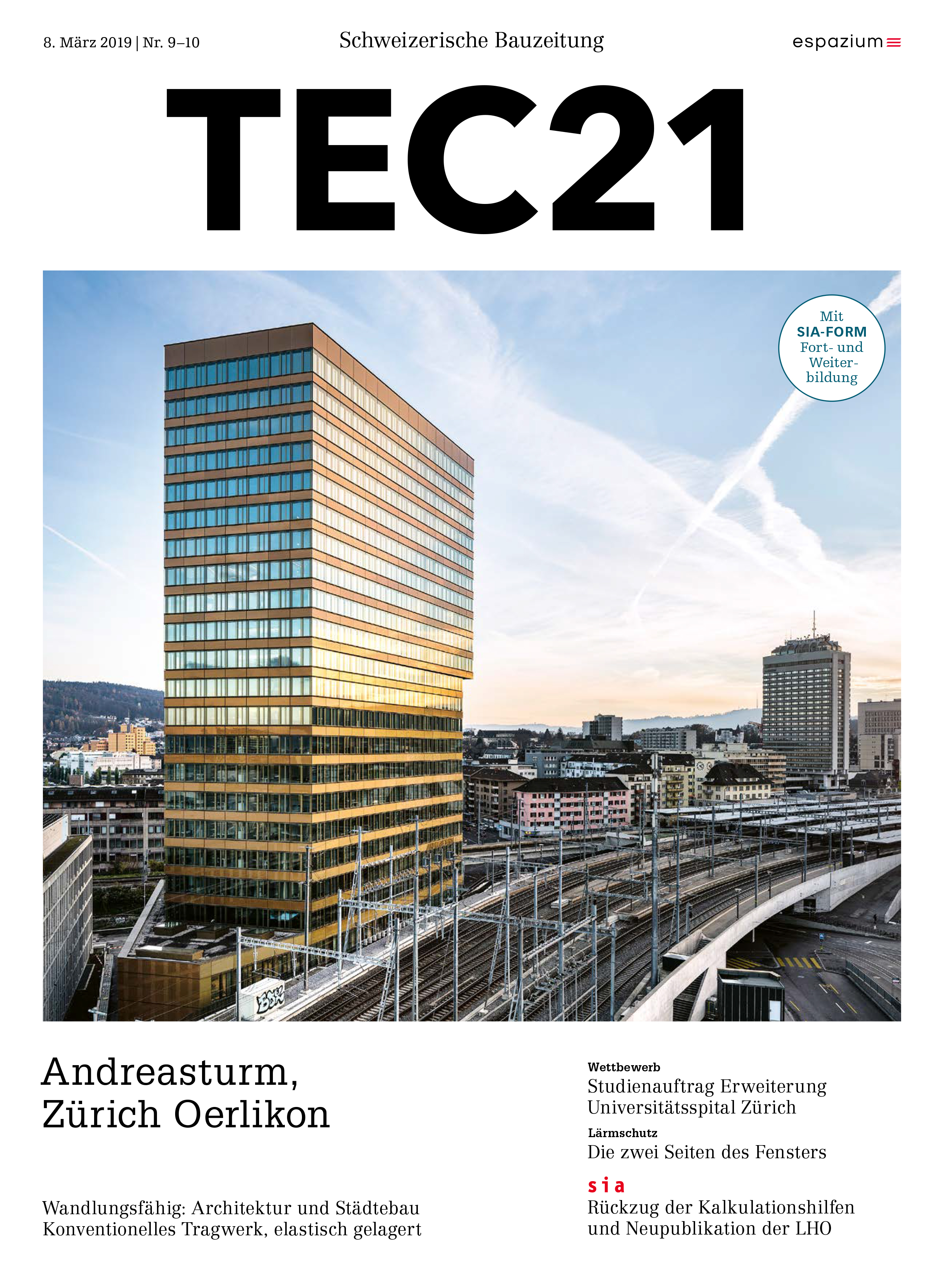 Cover TEC21 9-10/2019