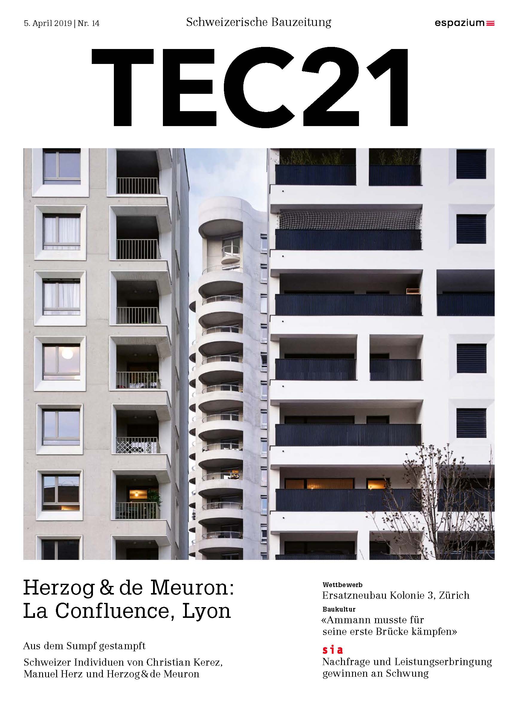 Cover TEC21 14/2019