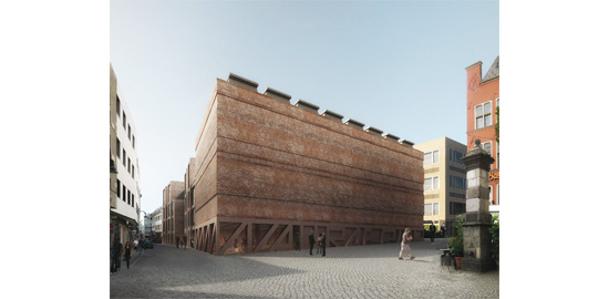 Le bureau d’architectes bâlois Christ &amp; Gantenbein a remporté le concours pour l’extension du musée Wallraf-Richartz &amp; Fondation Corboud à Cologne.