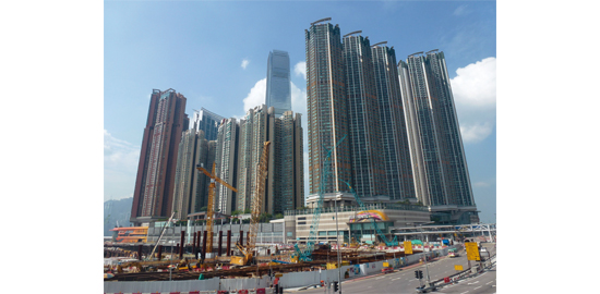 Chantier à Hong Kong