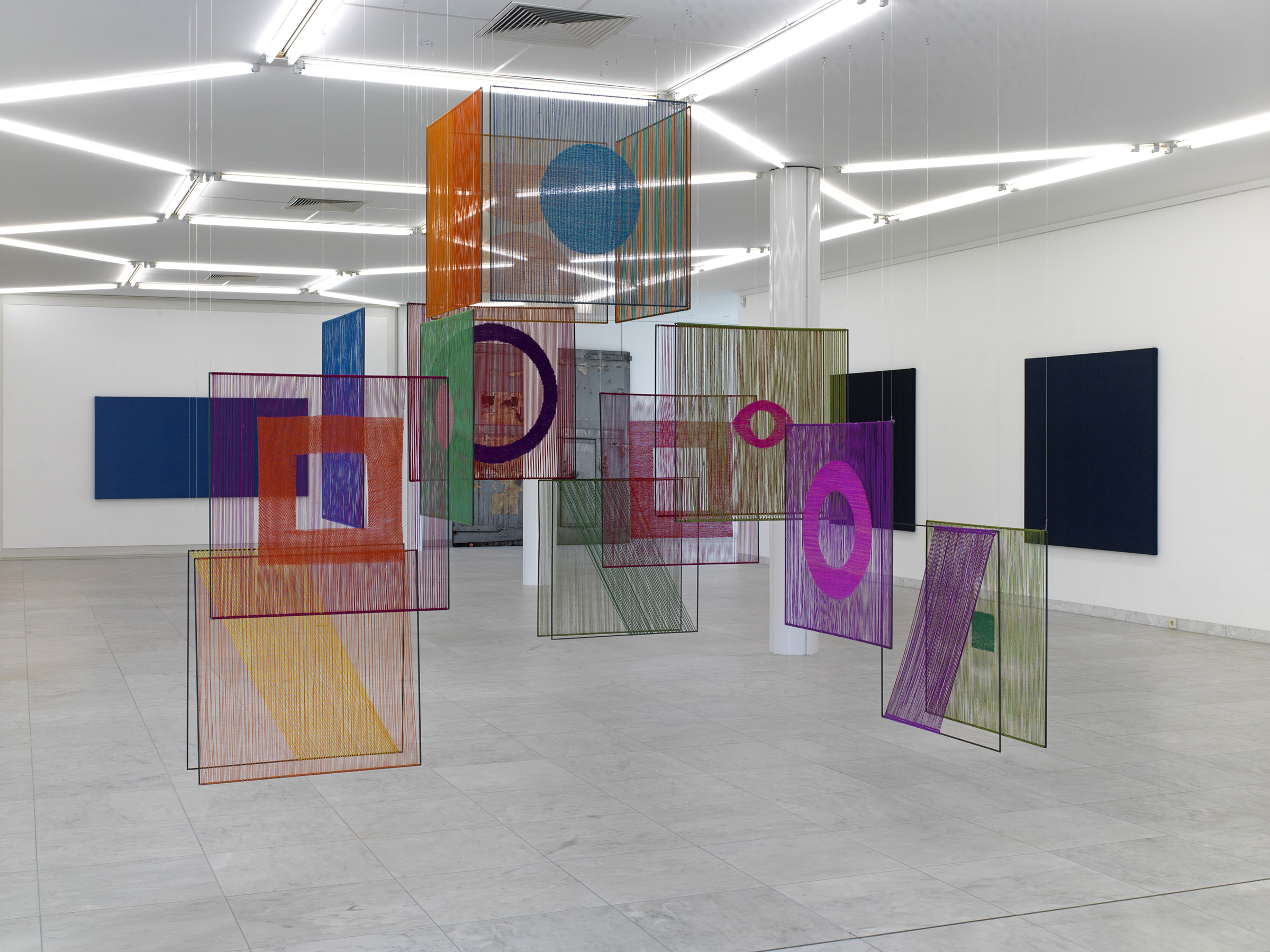 Elsi Giauques «Éléments textiles dass l’espace» gehört heute zur Kunstsammlung der Stadt Biel.