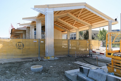 Das Projekt von Seite Esplanade.
