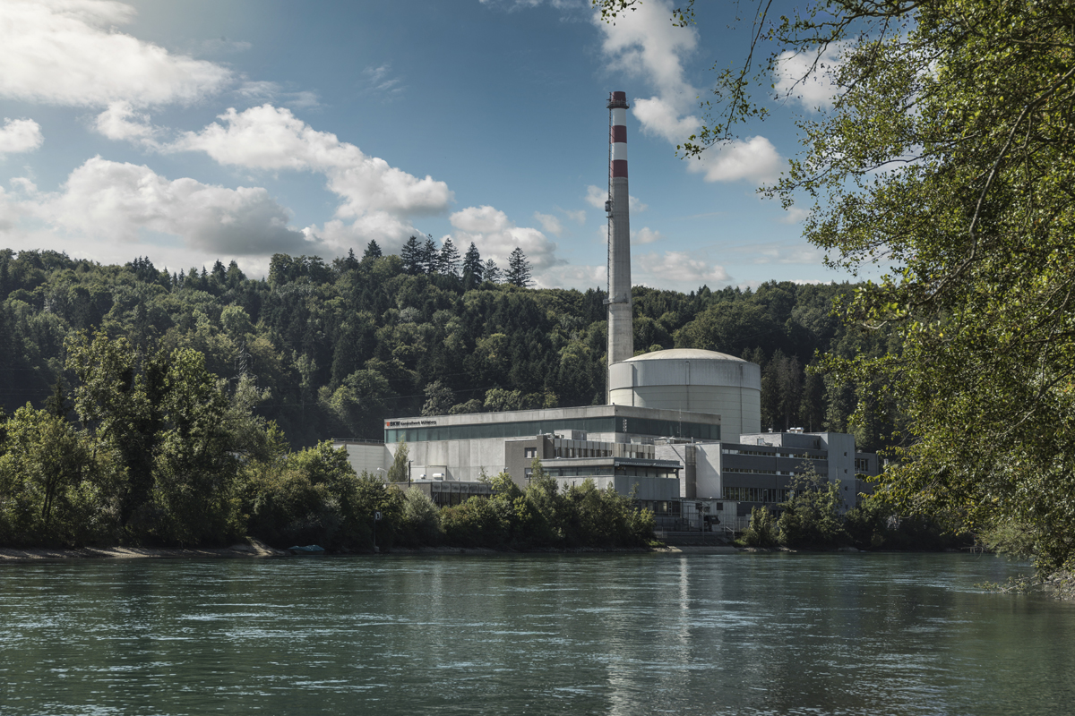Das AKW Mühleberg.