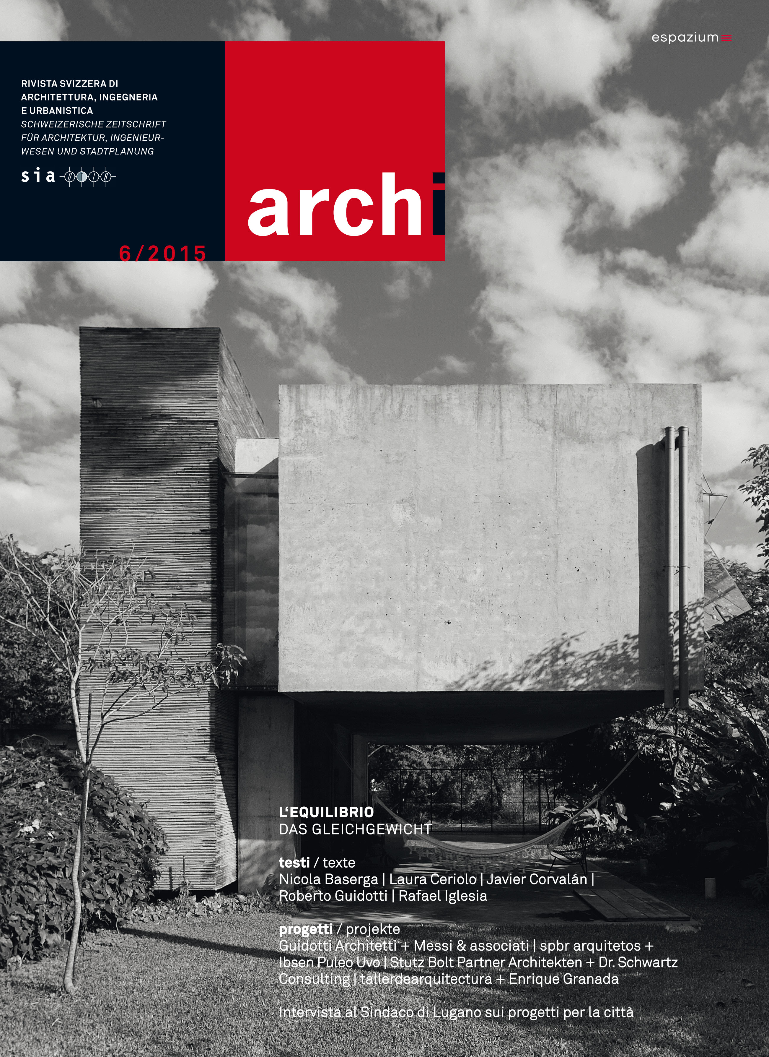 Ausschnitt des Covers von Archi 6/2015