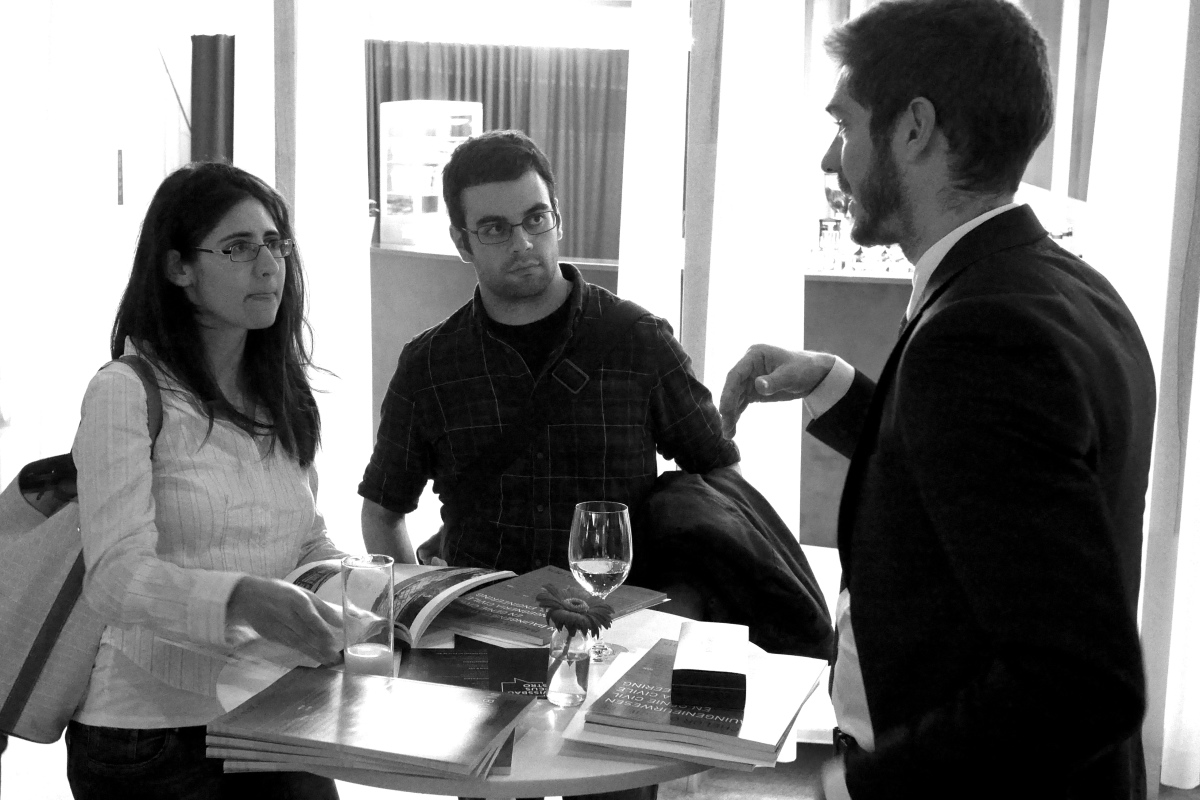 Die beiden Nominierten der Haute Ecole d’Ingénierie et de Gestion du Canton de Vaud (heig-vd); links: Sarah Composto, rechts: Guillaume Duboux.
