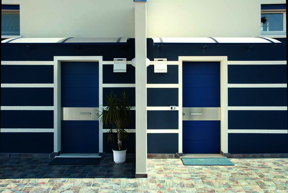 Porta blindata con cerniere a scomparsa Tekno, Oikos.