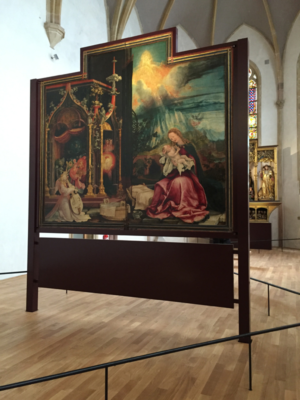 Nach wie vor das Filetstück des Museums: der Isenheimer Altar von Matthias Grünewald und Niklaus von Hagenau (1512–1516) in neuer, schlichter Präsentation.