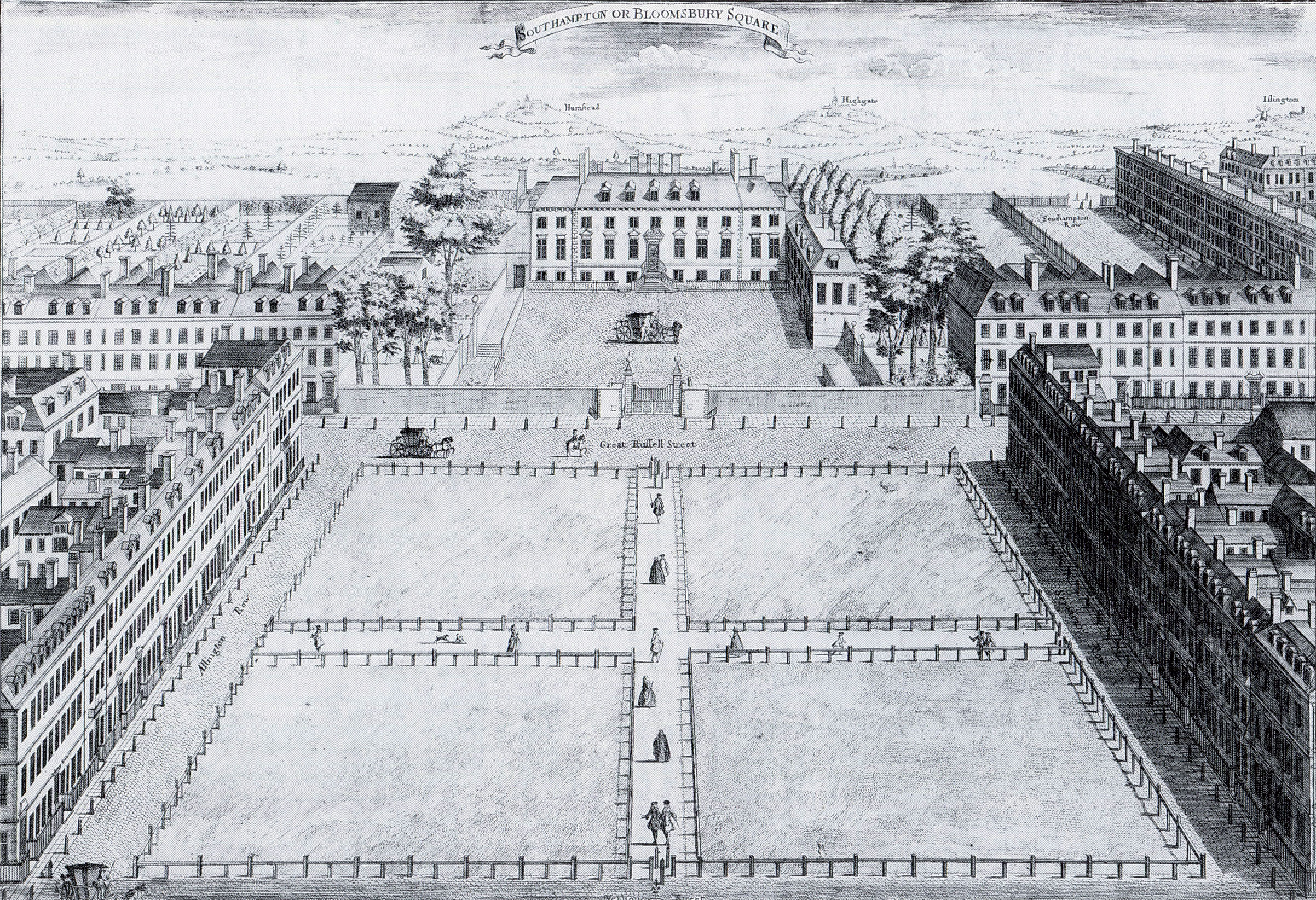Sutton Nicholls, Southampton or Bloomsbury Square, 1730 AD - 1732 AD