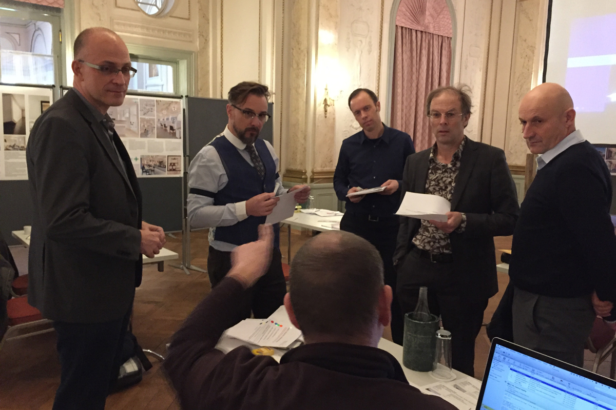 Jurierung von «Marketing+Architektur 2016», Luzern, 11. Februar 2016.