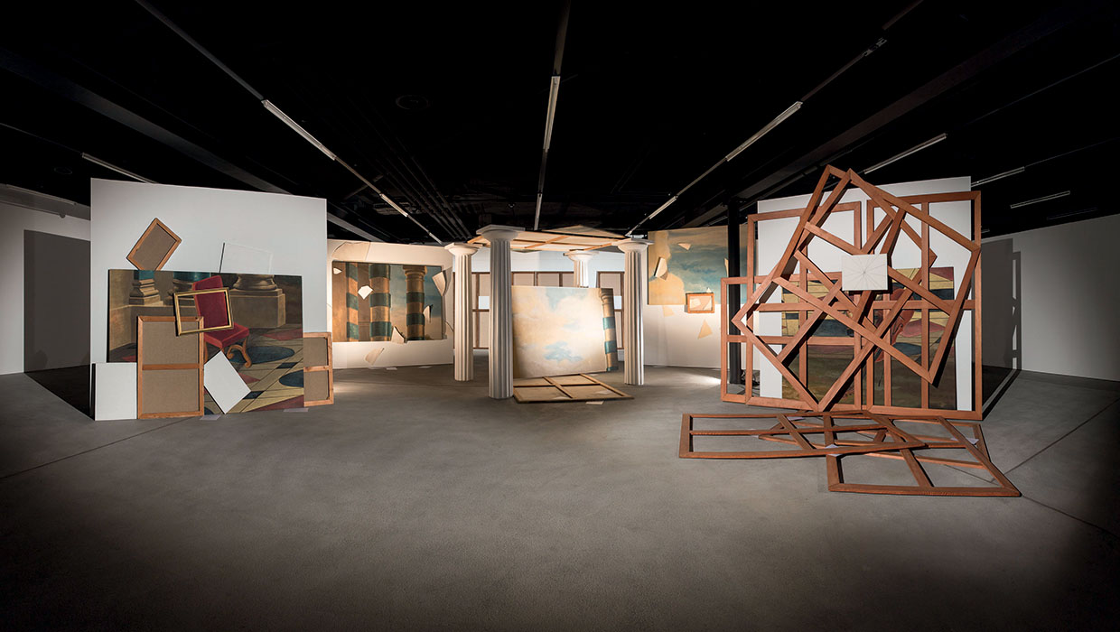 Giulio Paolini. Mnemosine. Installazione di 6 opere, 1981-1990.