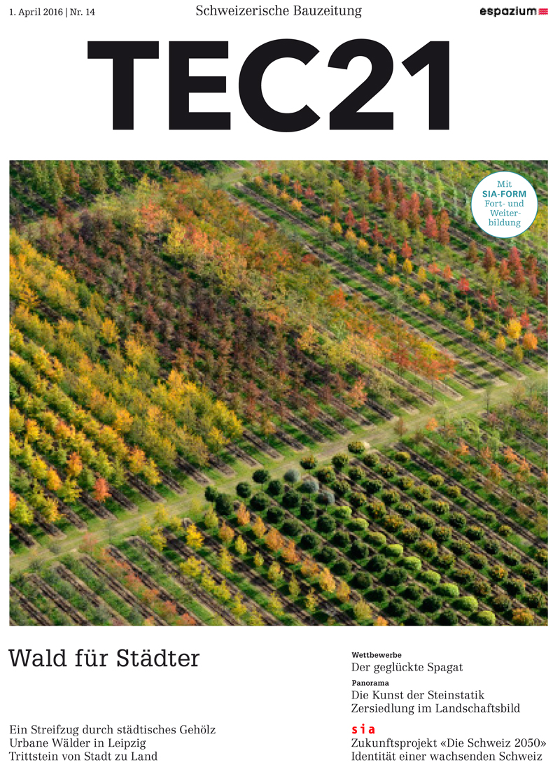 TEC21 14/2016 Wald für Städter