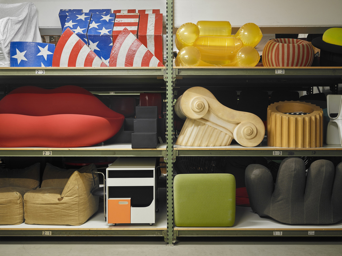 Detailansicht aus der Vitra-Desingsammlung