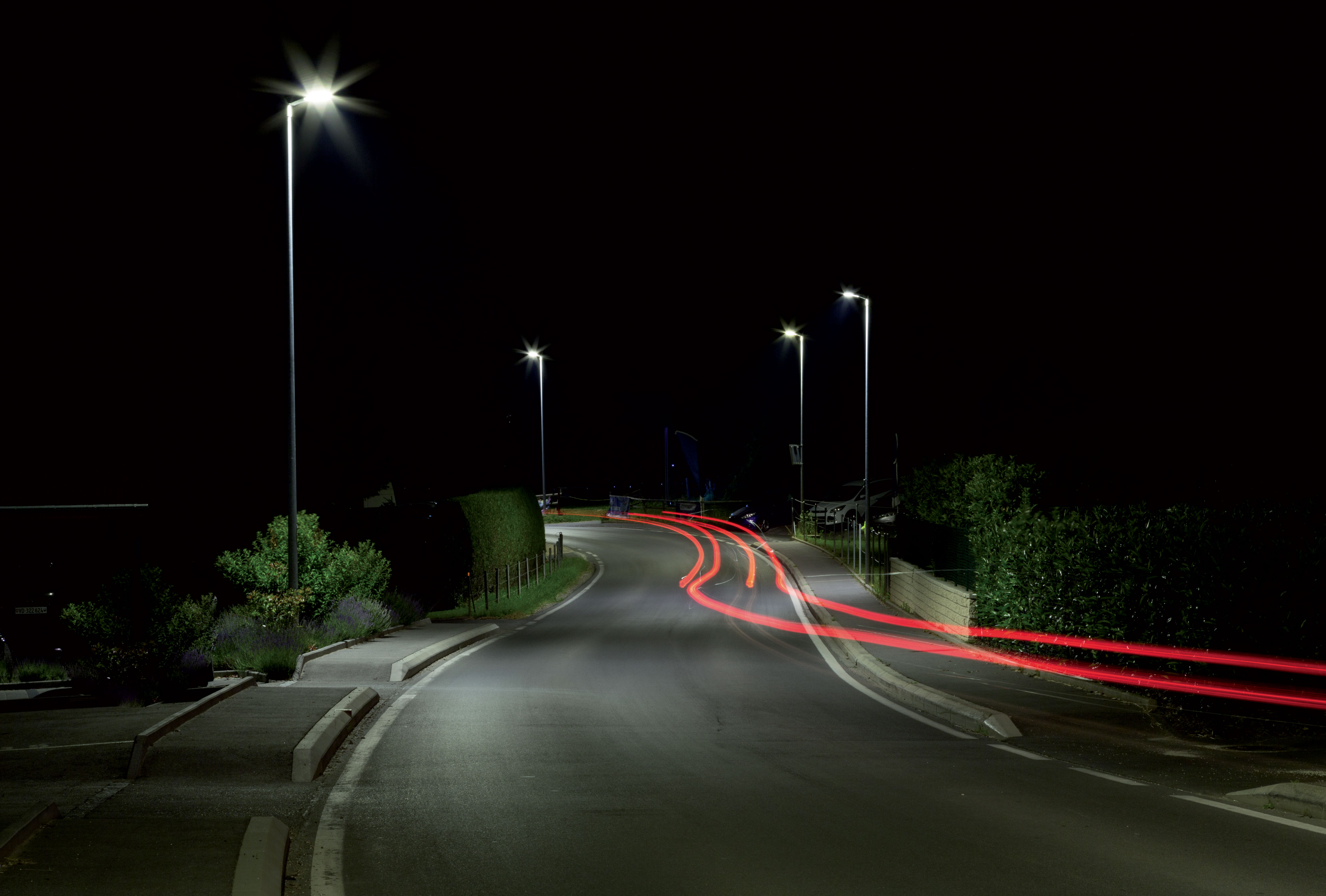 Eclairage public de la ville de Saint-Barthélemy en LED