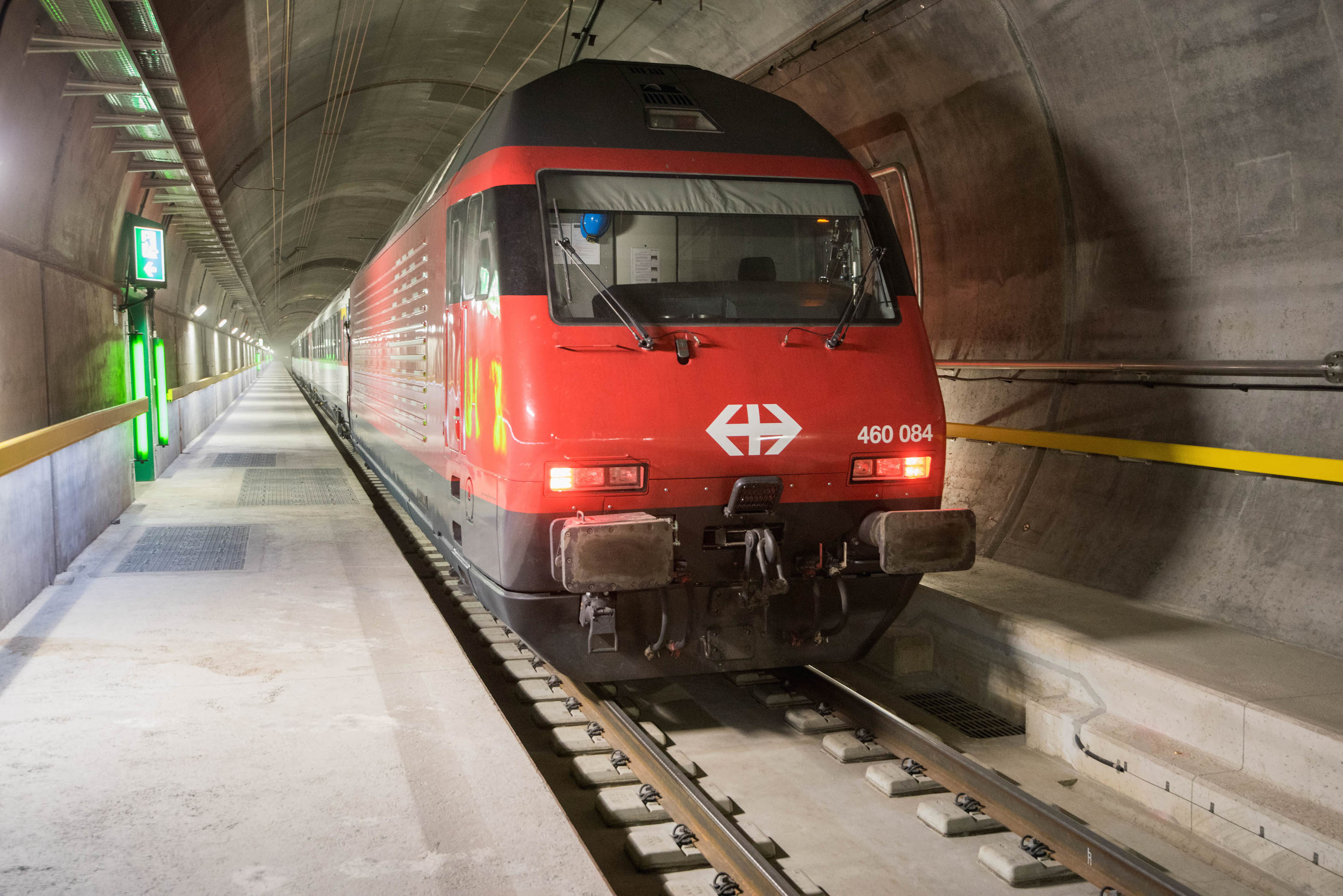 Erste Testfahrt.