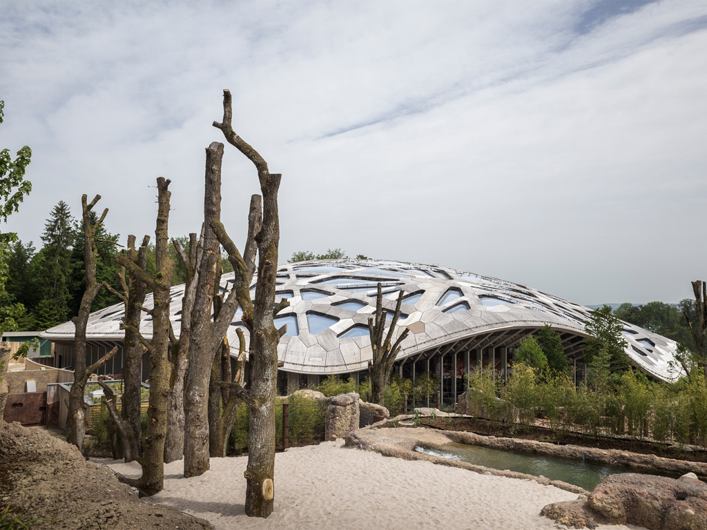 Zürich Zoo Elefantenhaus von Markus Schietsch Architekten. Bauträgerschaft: Zoo Zürich