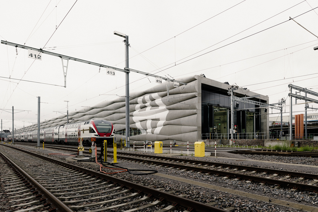 Serviceanlage Herdern von EM2N. Bauträgerschaft: SBB Immobilien